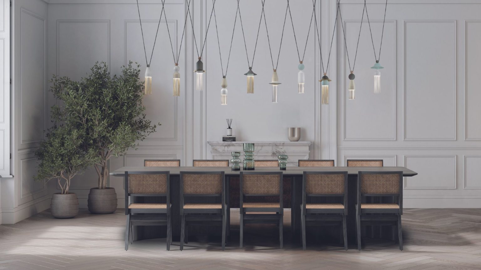 Pendant lamp NAPPE N8