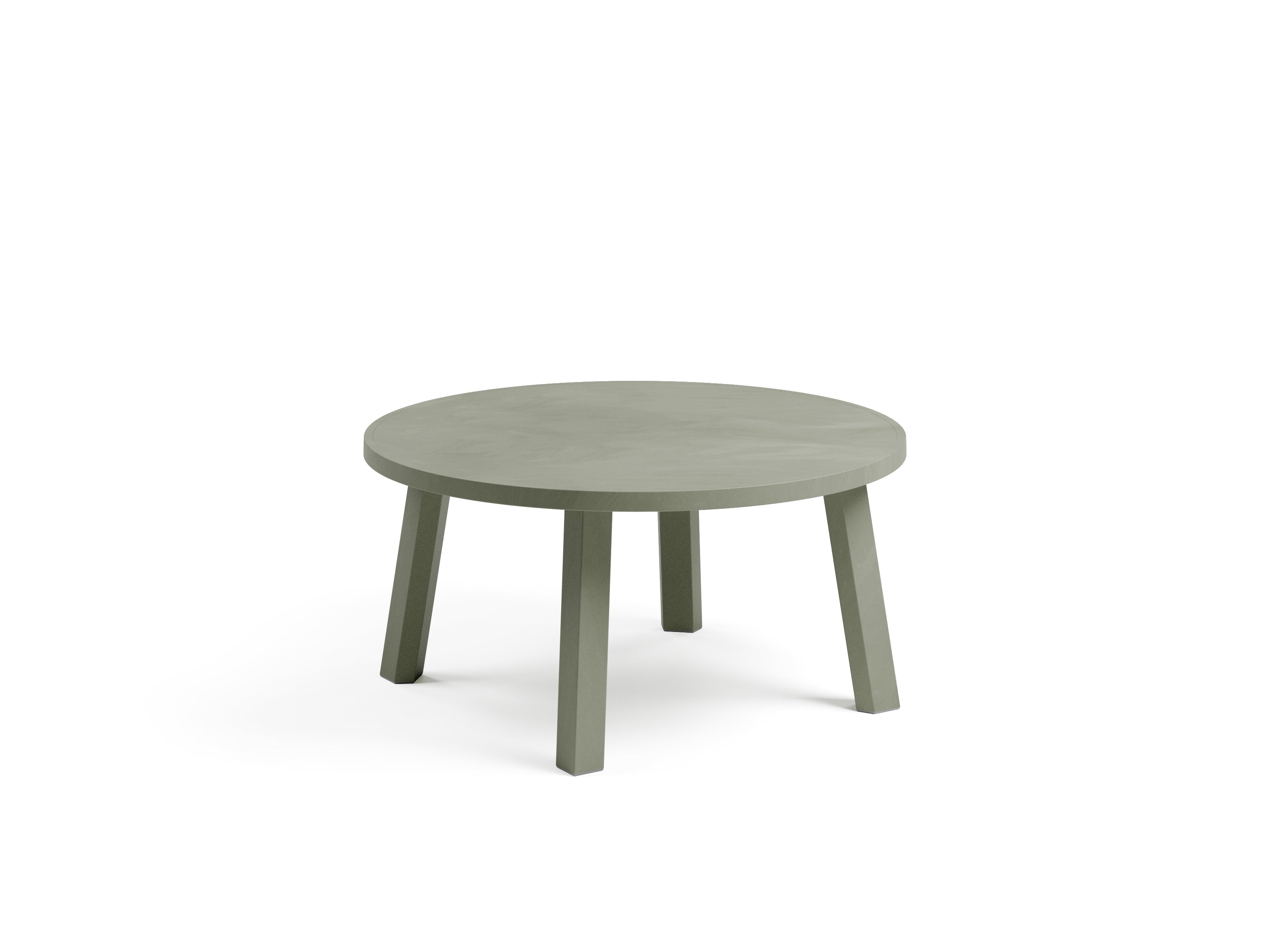 Zelený kulatý venkovní boční stolek MAXIMO