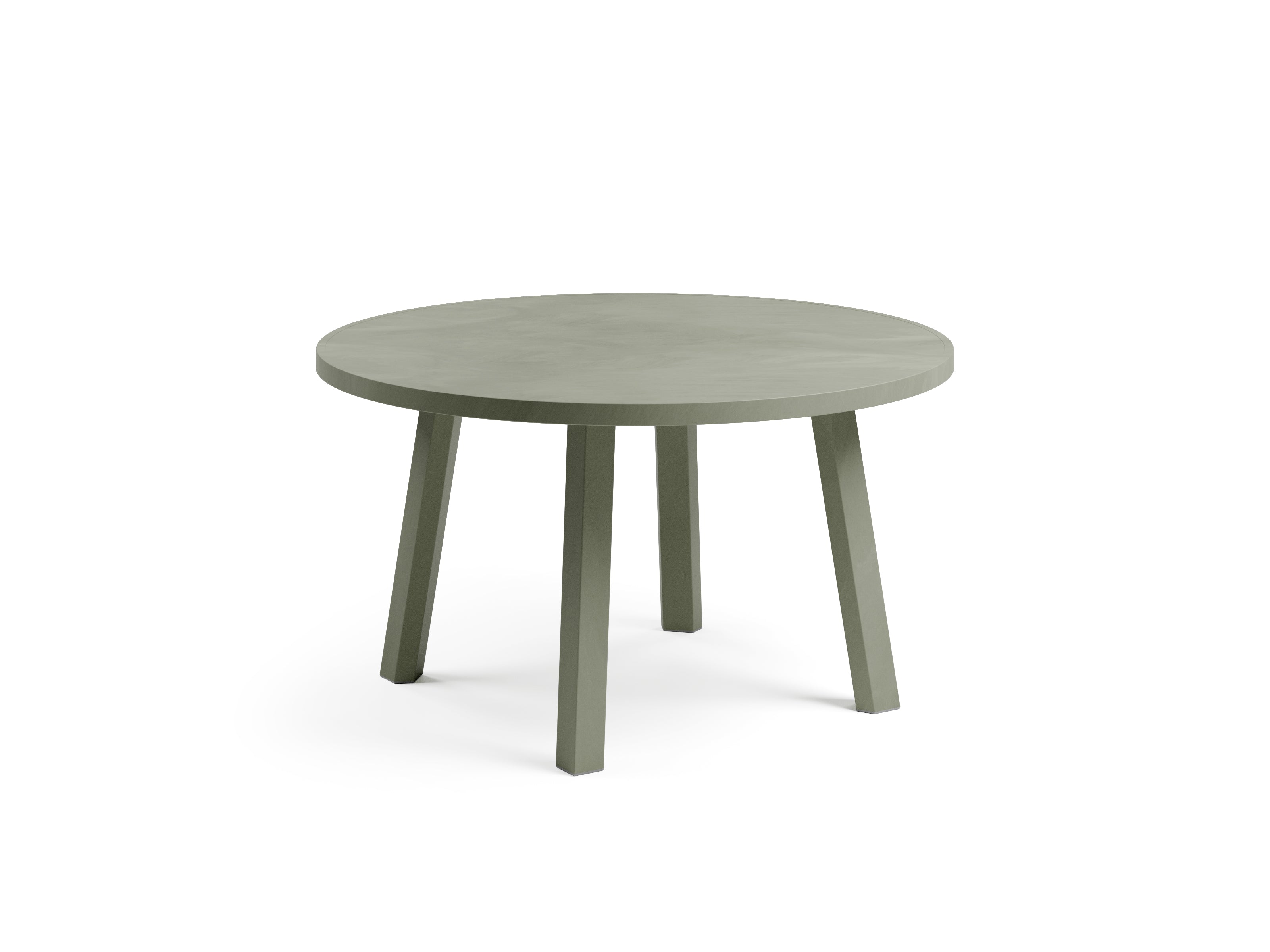 Zelený kulatý venkovní boční stolek MAXIMO