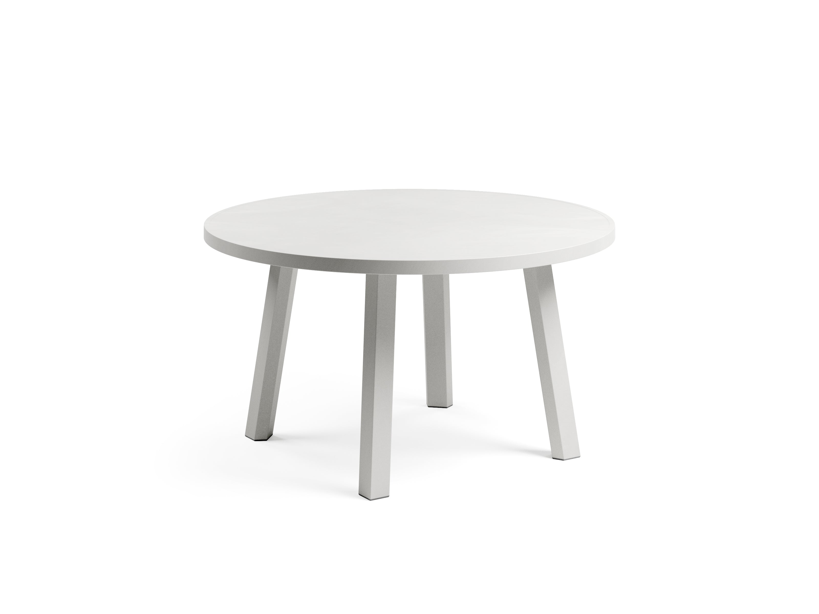 Kulatý venkovní boční stolek MAXIMO křídový