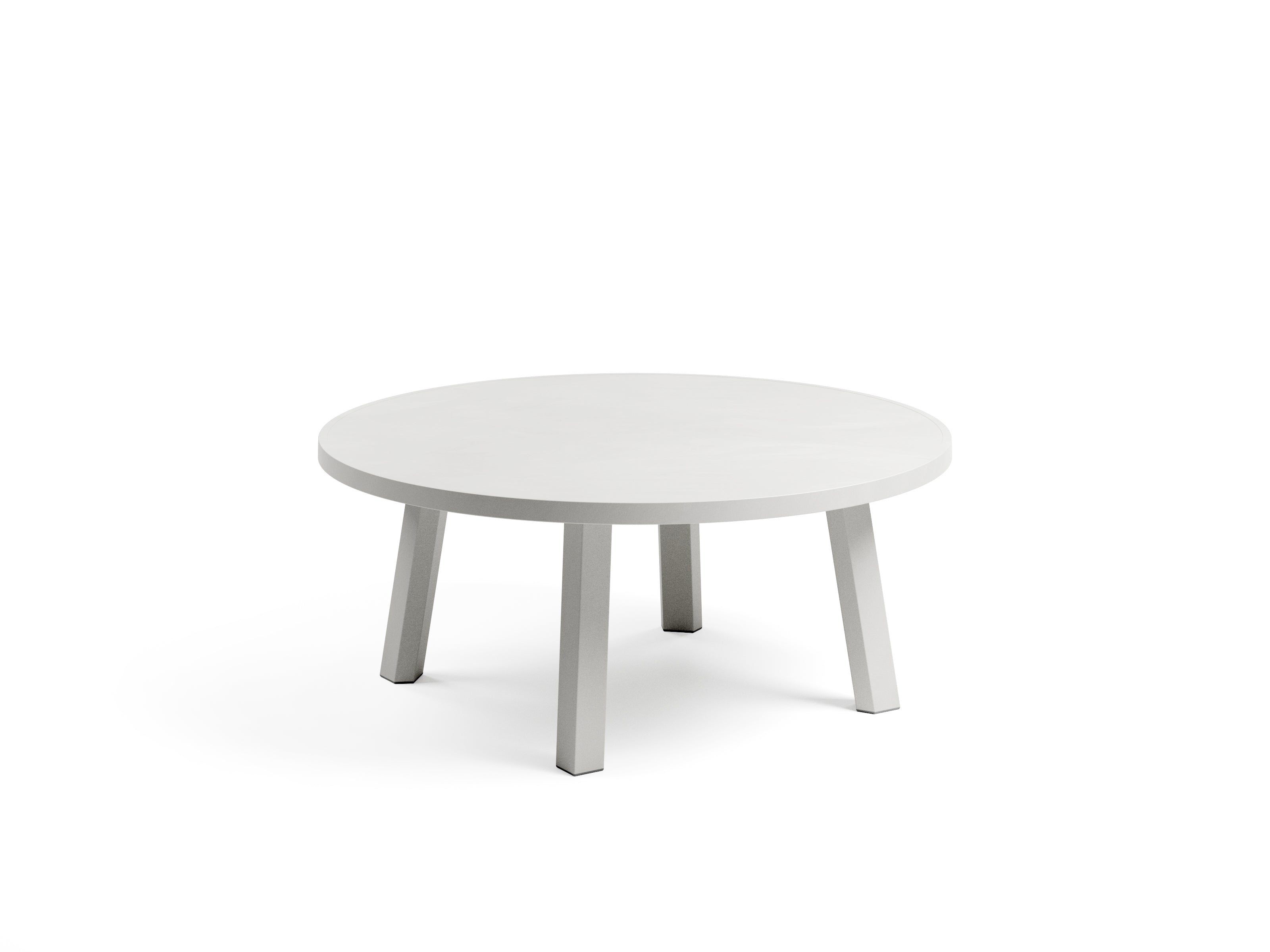 Kulatý venkovní boční stolek MAXIMO křídový