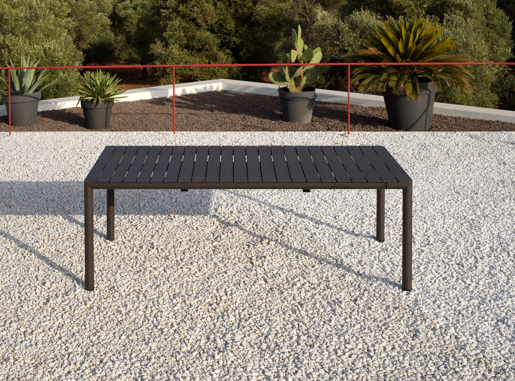 TEVERE Anthracite Folding Outdoor Table
