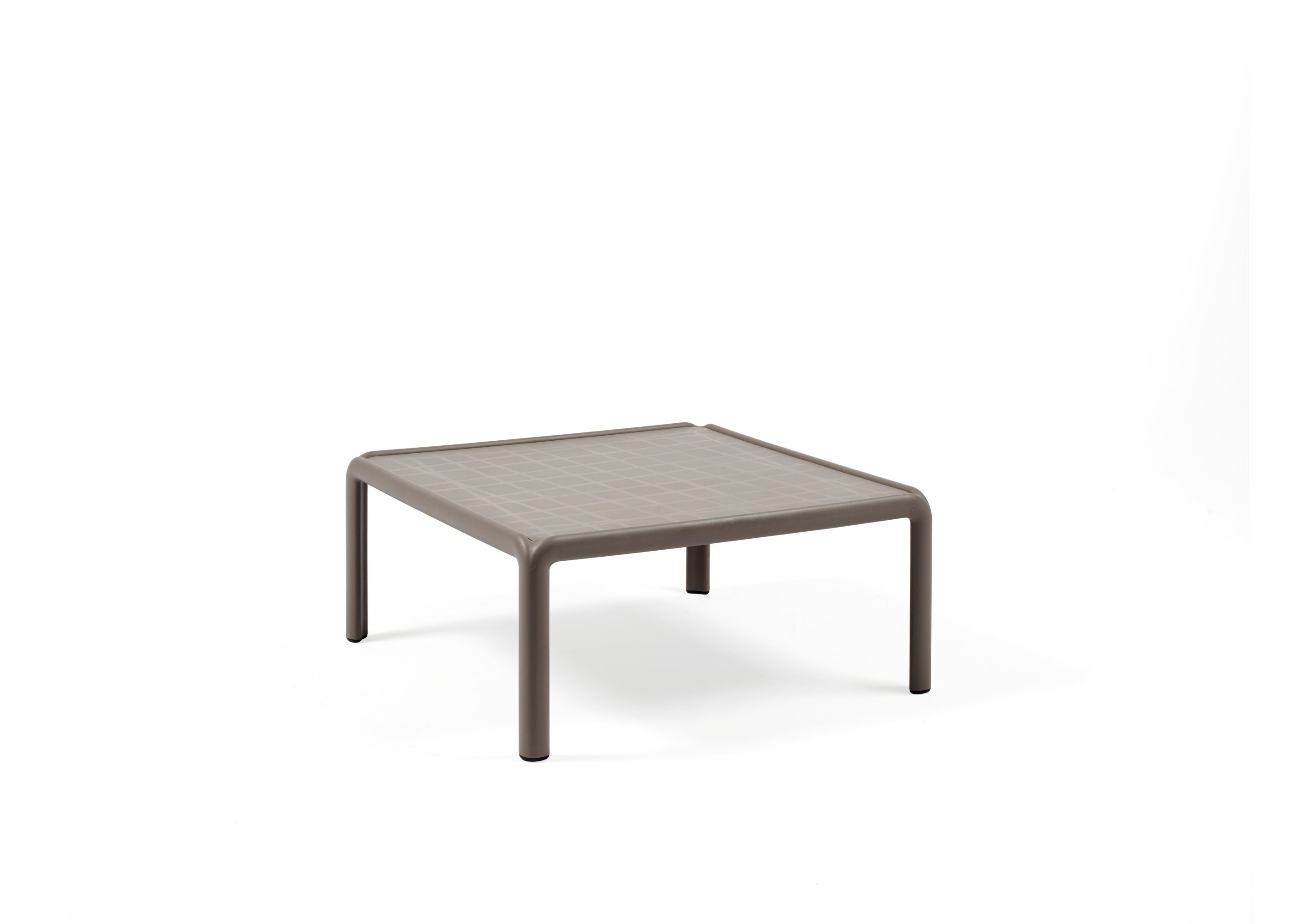 KOMODO taupe square outdoor coffee table