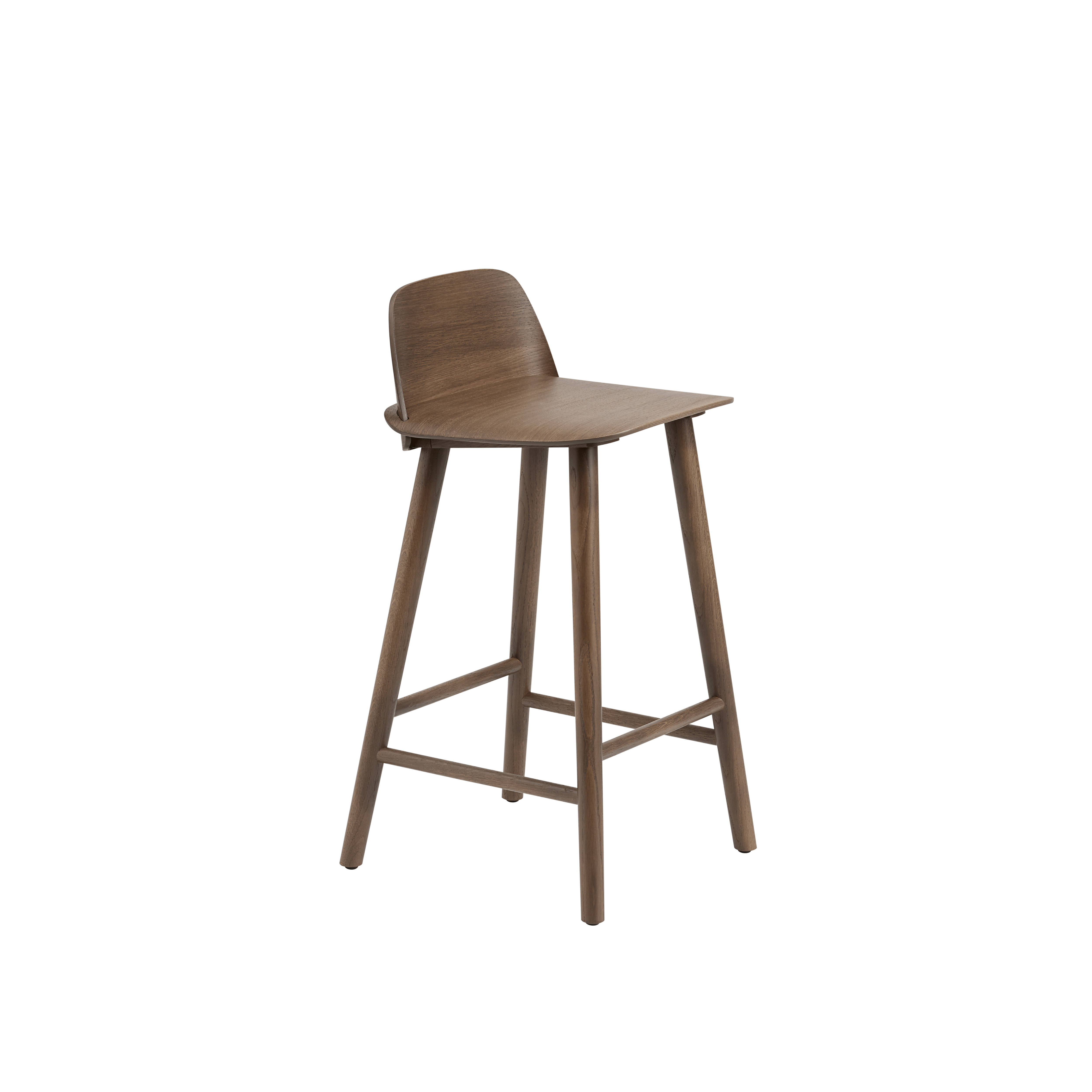 NERD Bar Stool Dark Oak Veneer