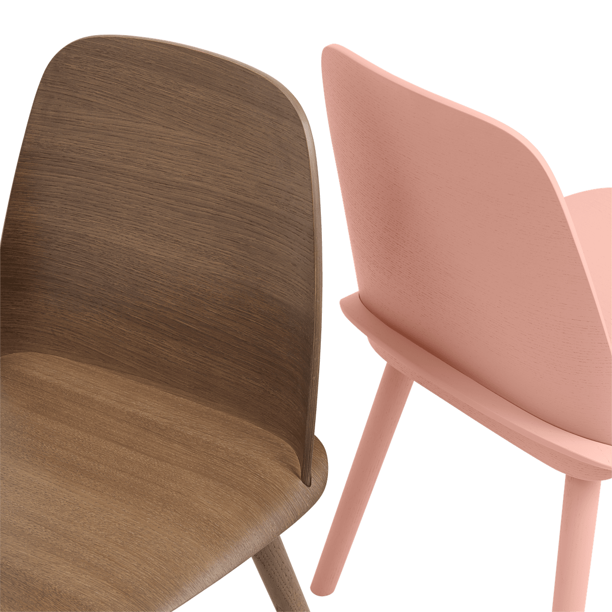 NERD Chair dark oak veneer