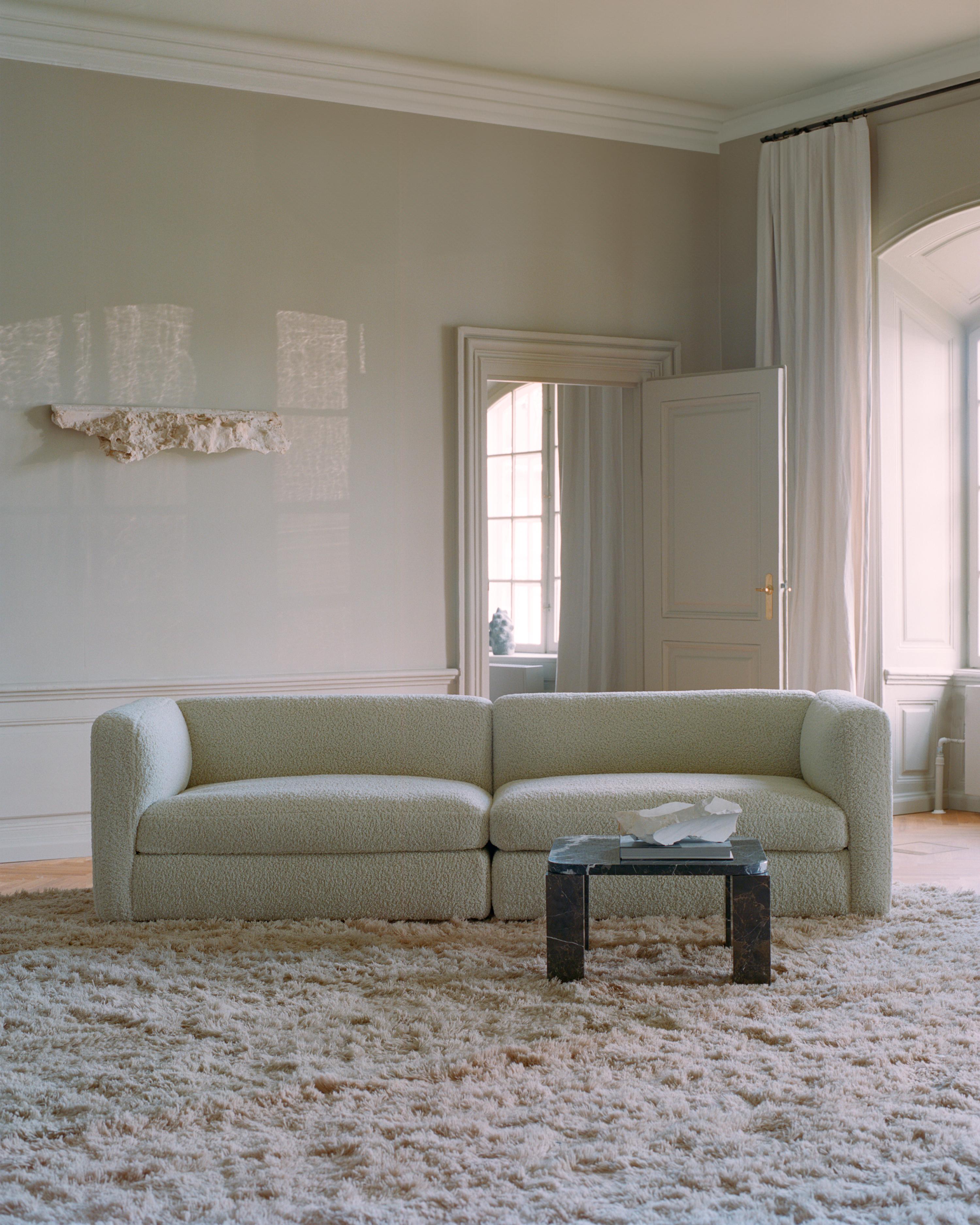 CODA modular sofa - a wide left -handed upholstered element