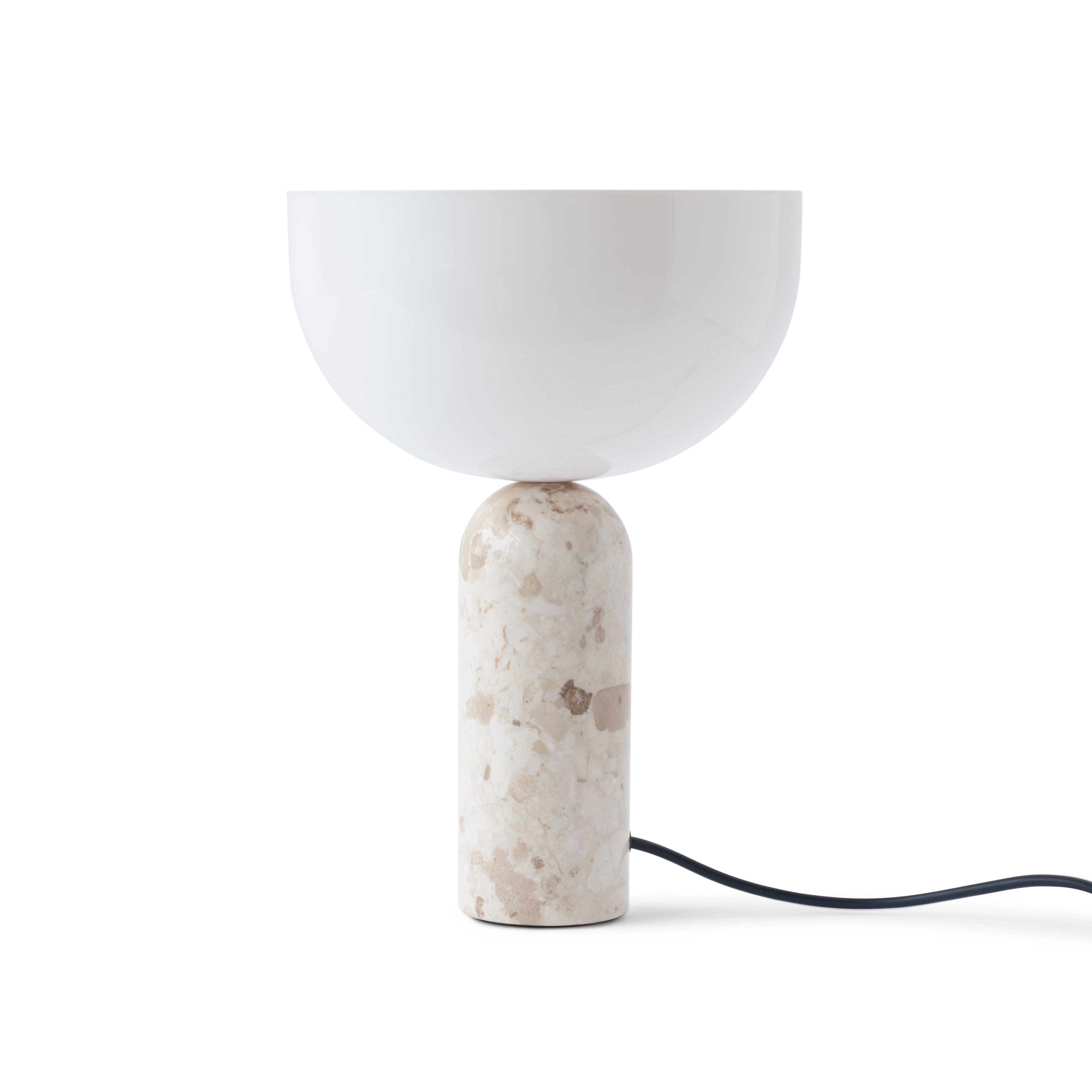 Stolní lampa KIZU krémový mramor