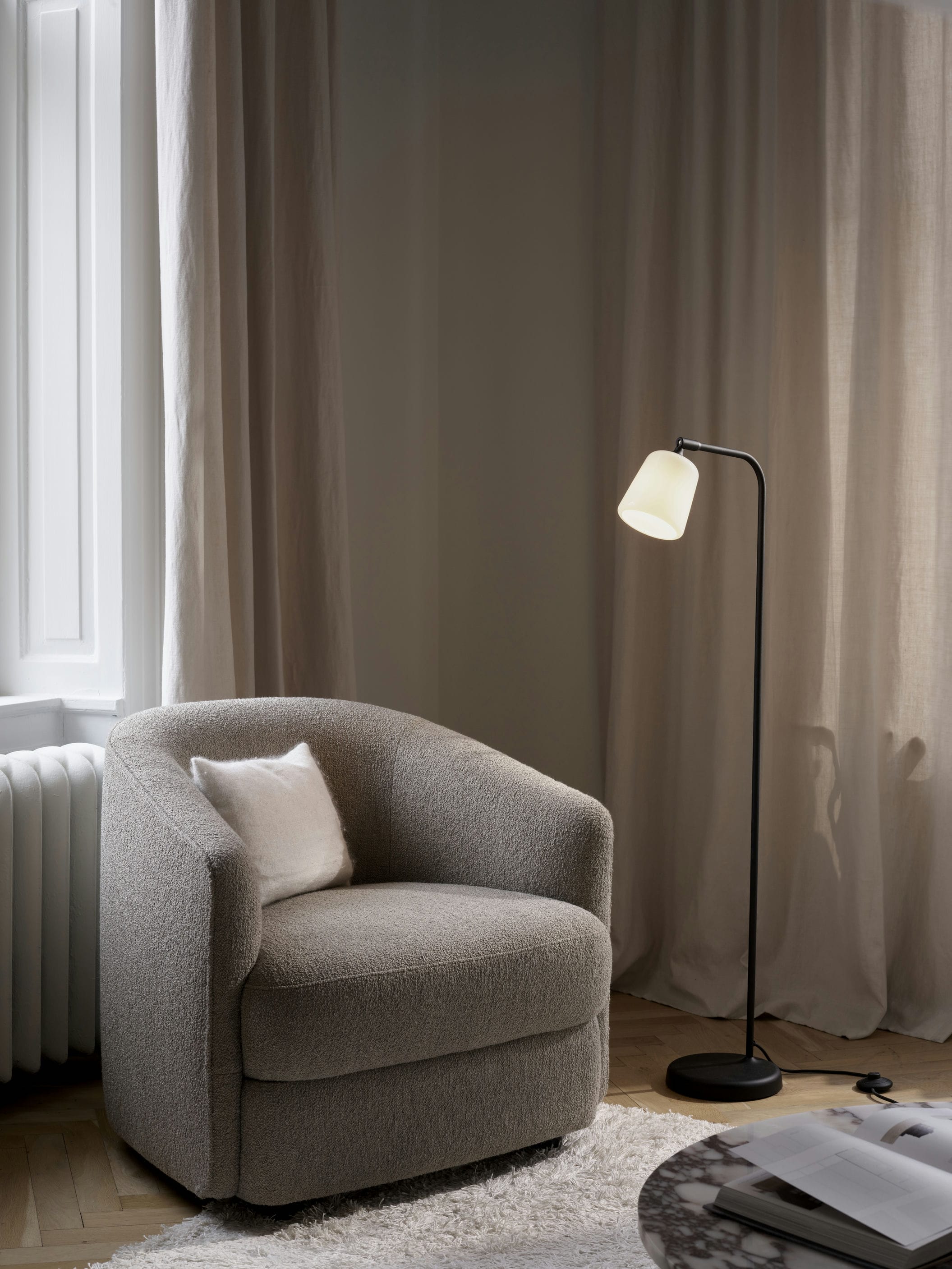 Floor lamp Natural cork