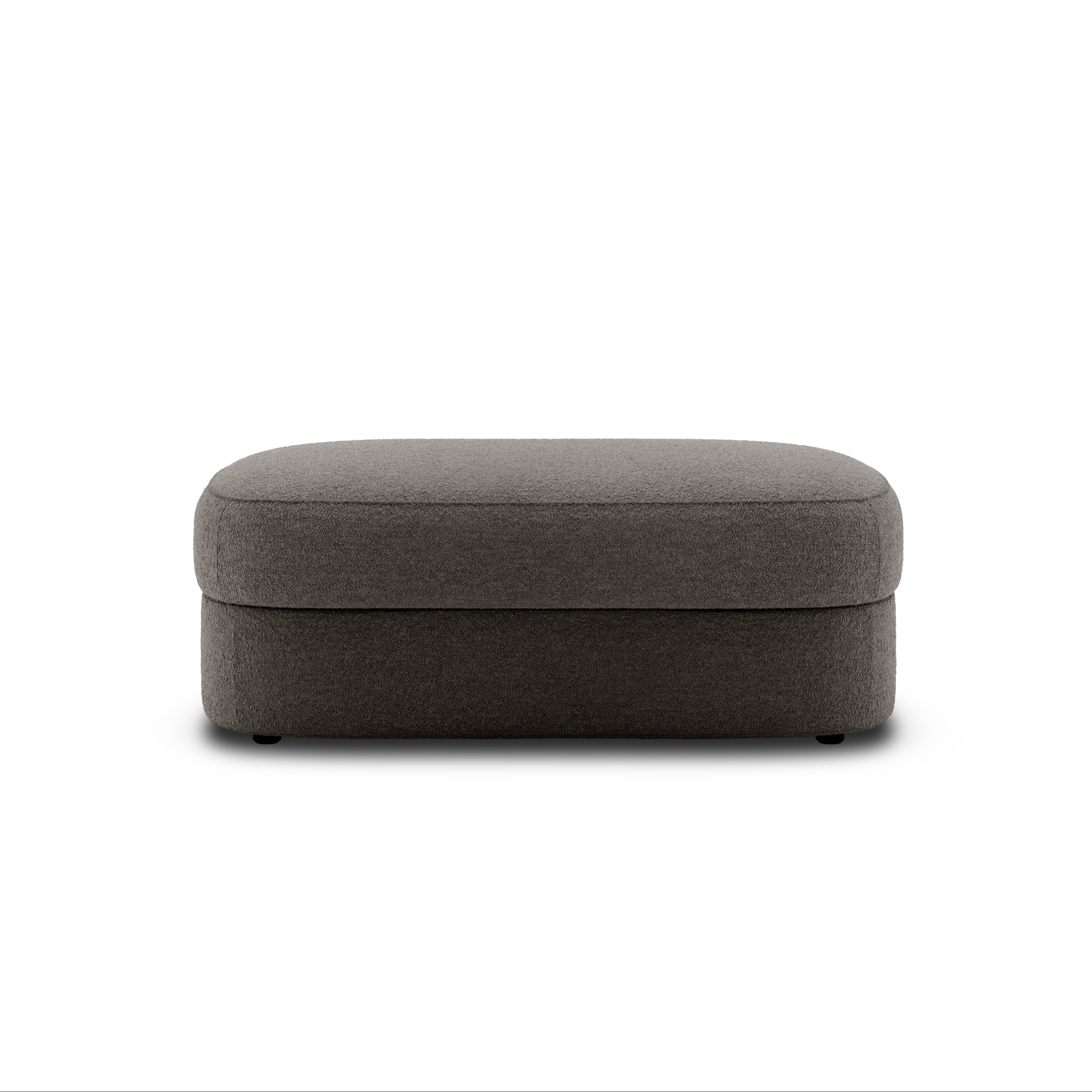 Puff Covent Nevotex Barnum Dark Taupe 10 dark gray
