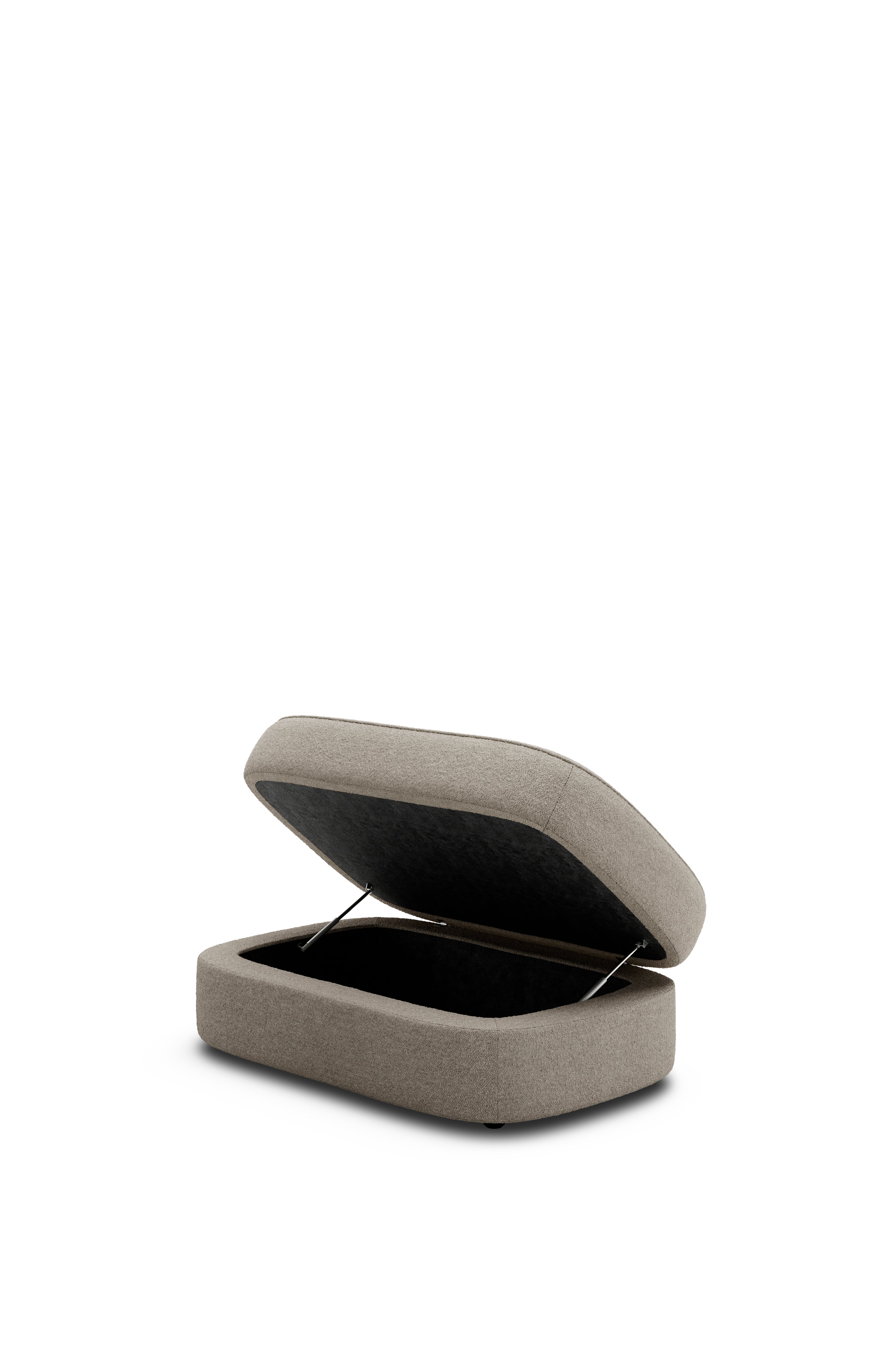 Upholstered pouf