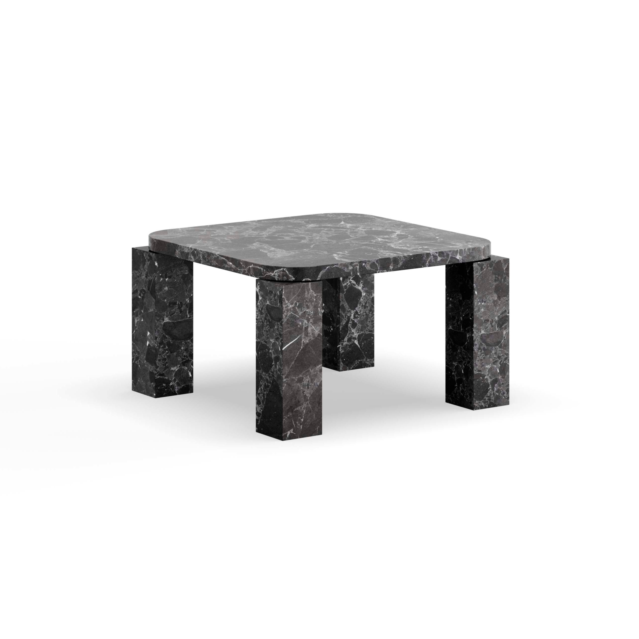 ATLAS black marble coffee table