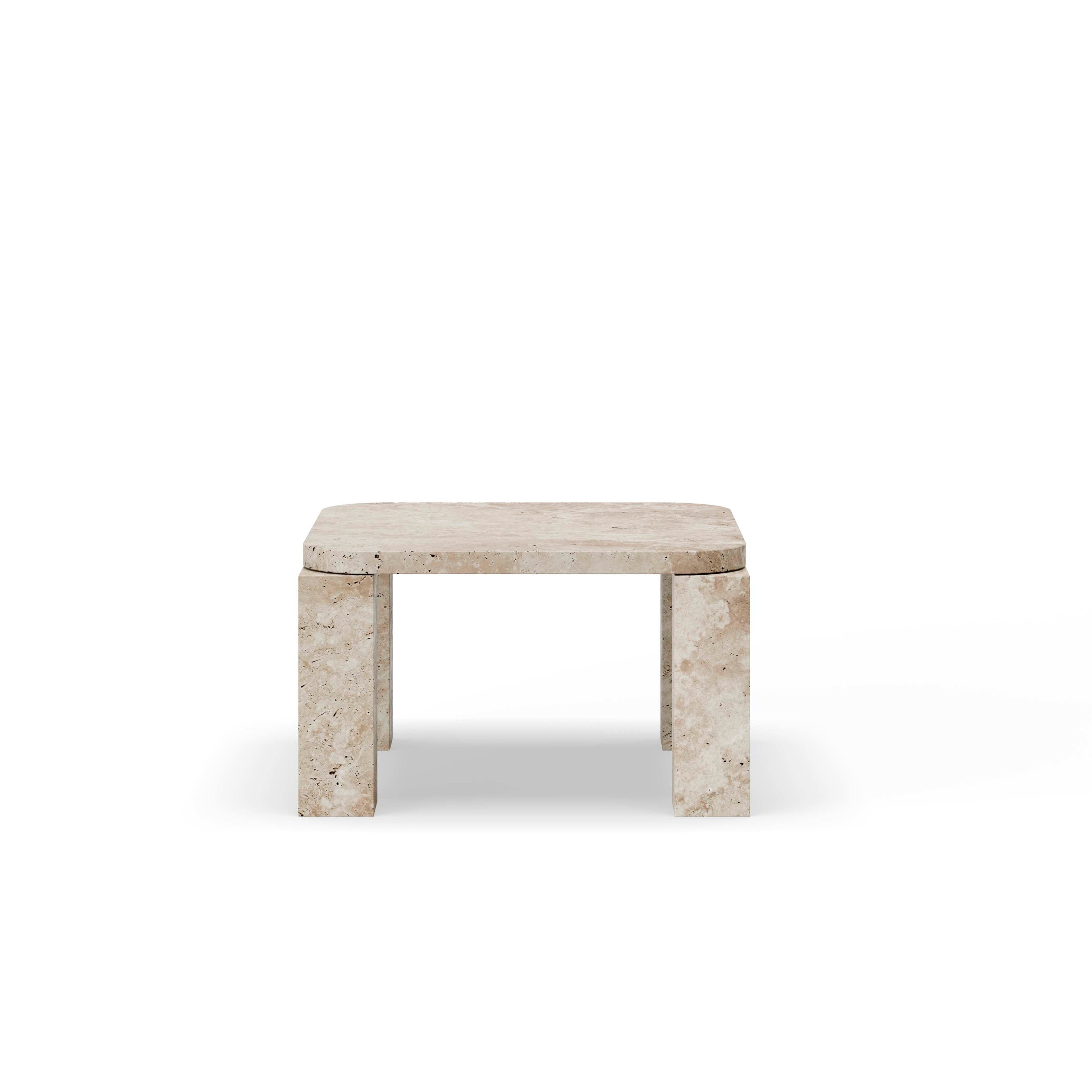Coffee table Atlas travertine