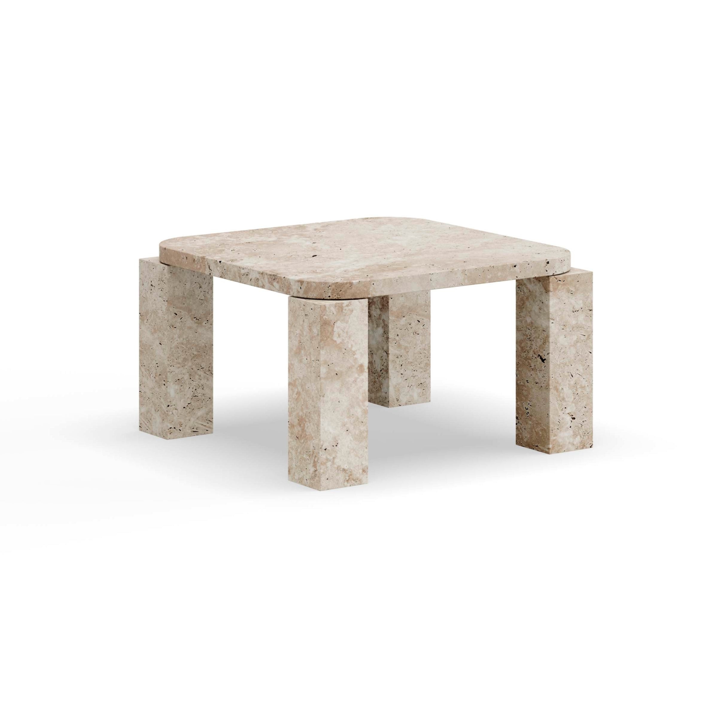 Coffee table Atlas travertine