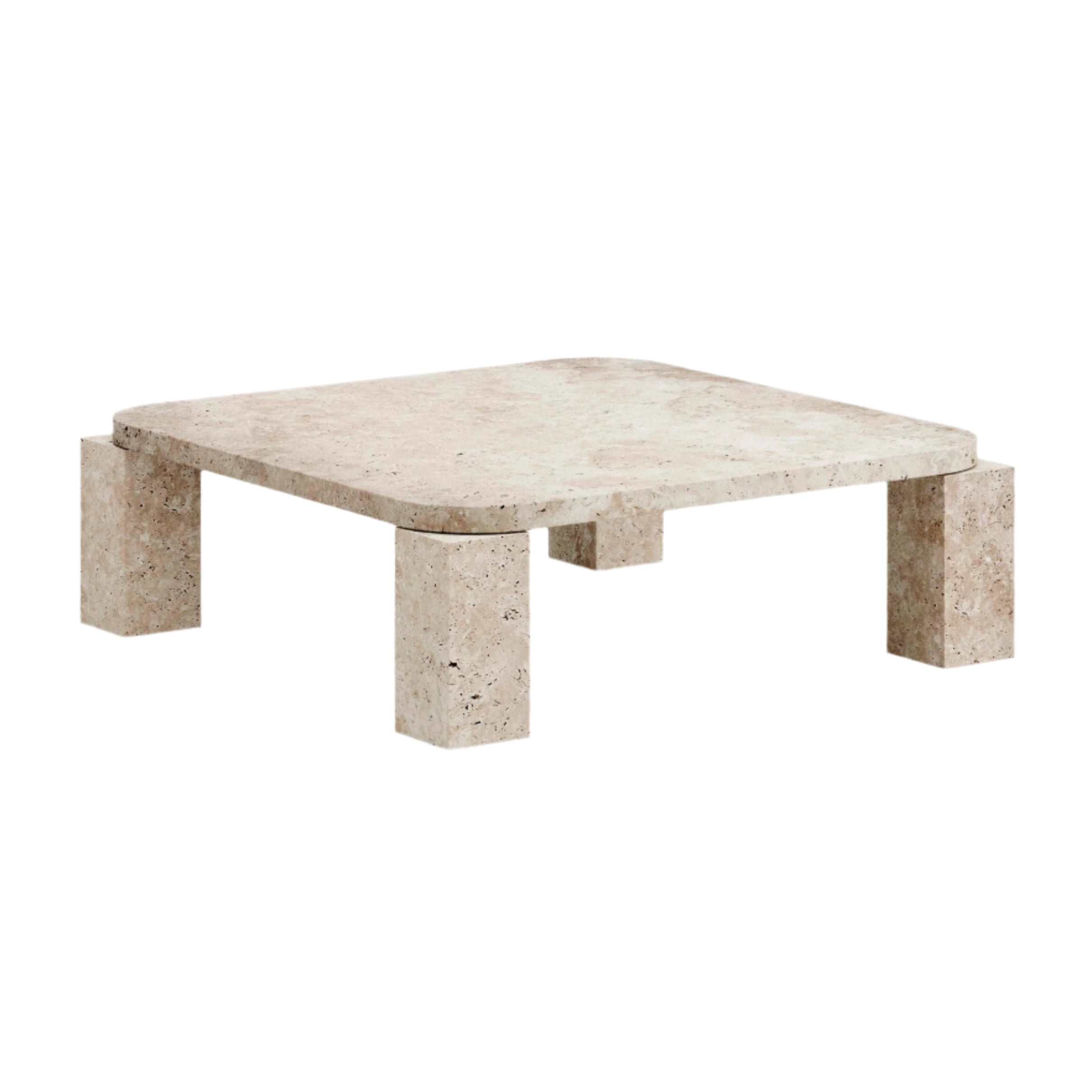Coffee table Atlas travertine