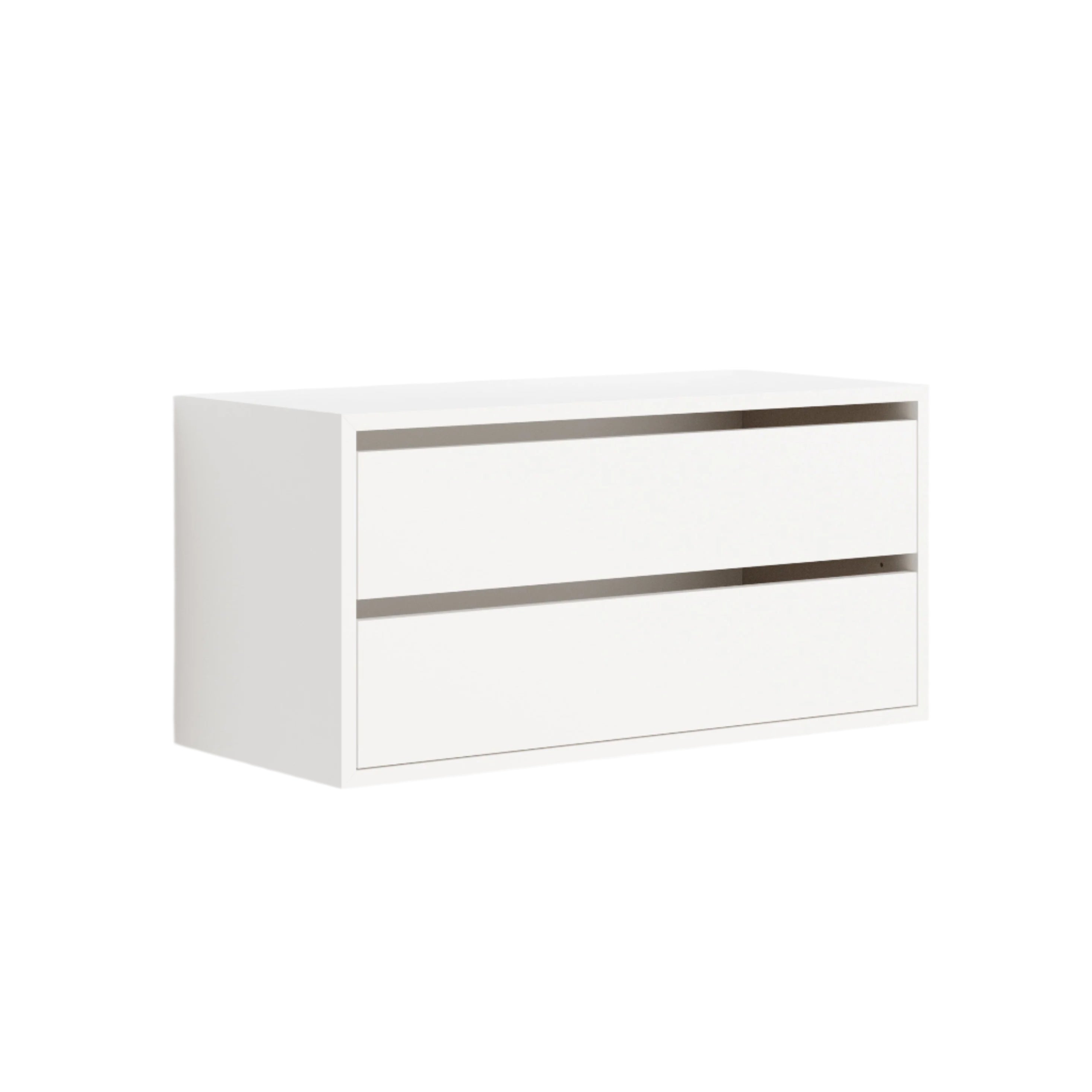 Nástěnná skříňka se zásuvkami NEW WORKS bílá