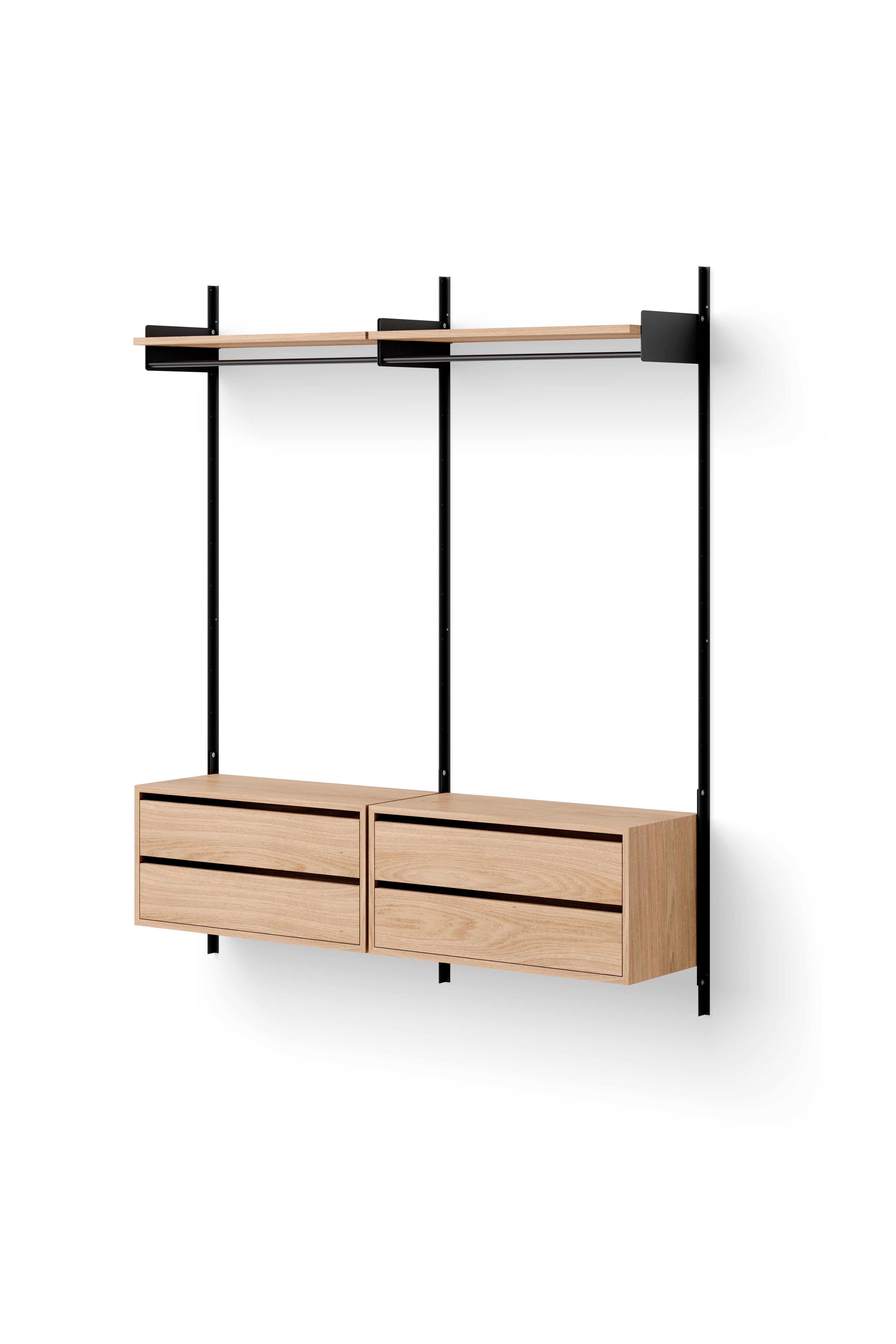 Hanging cabinet with drawers New Works Oak Veneer