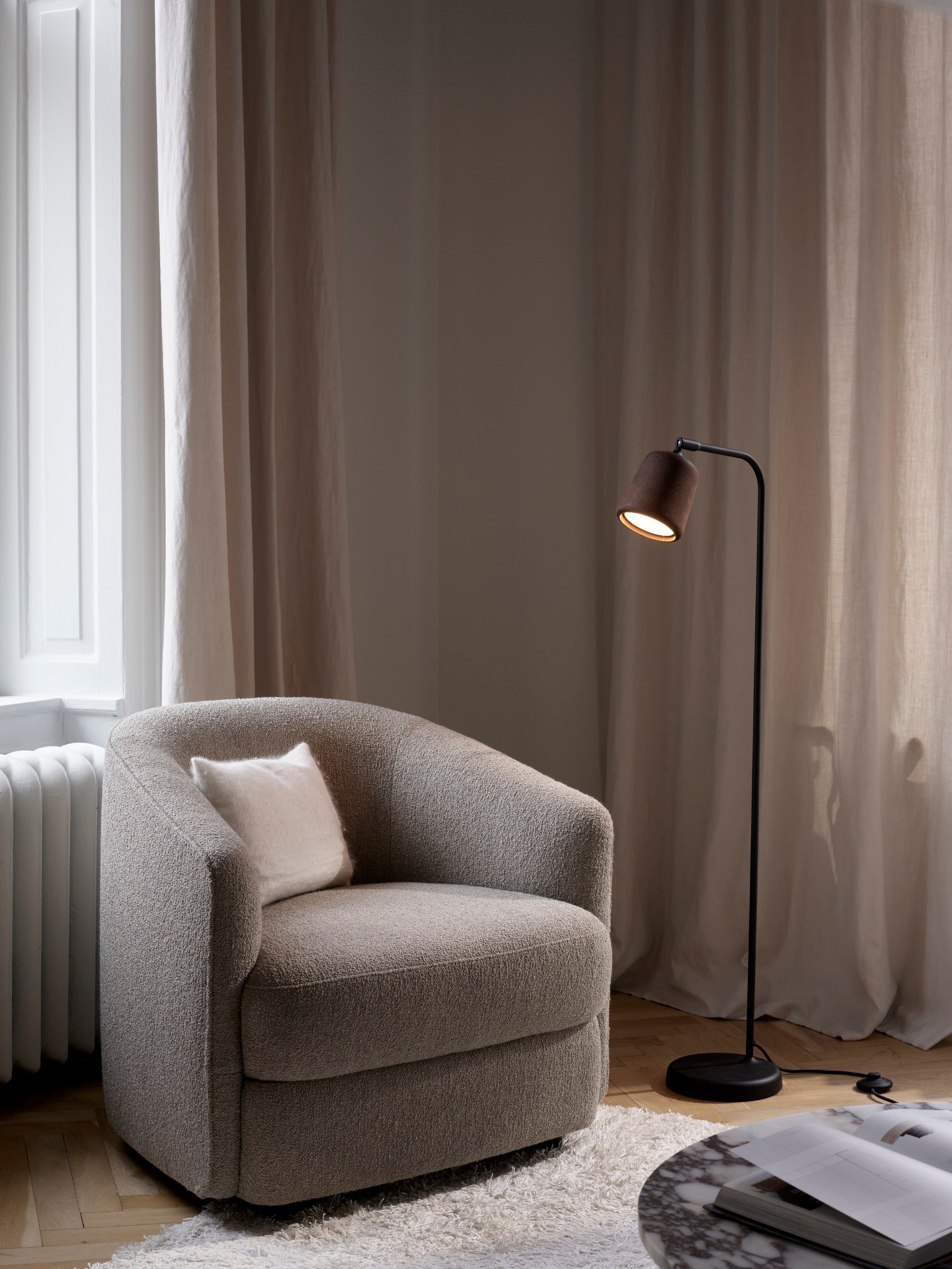 Covent Nevotex Barnum Hemp 3 armchair