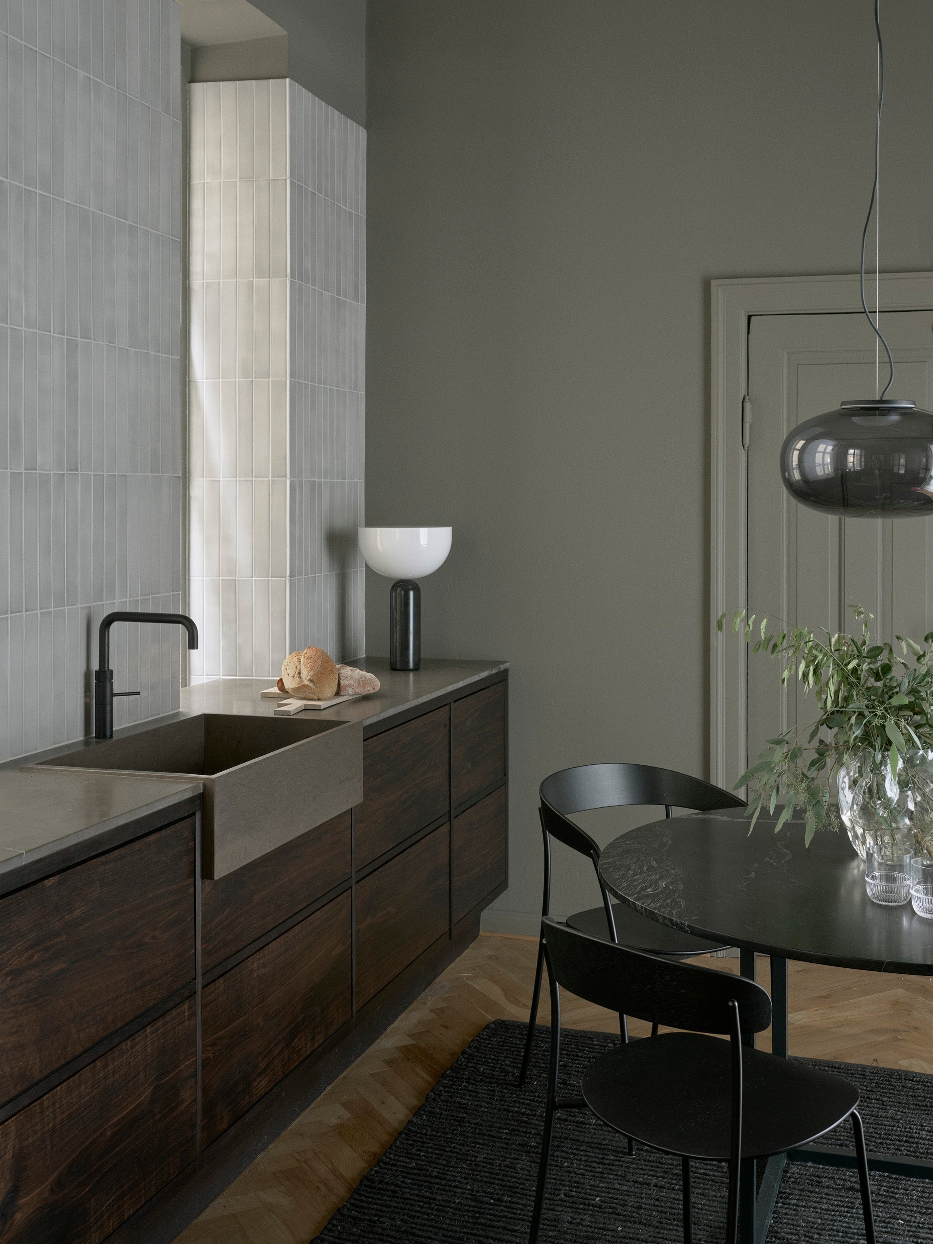 Hanging lamp Karl Johan Glass Dymione