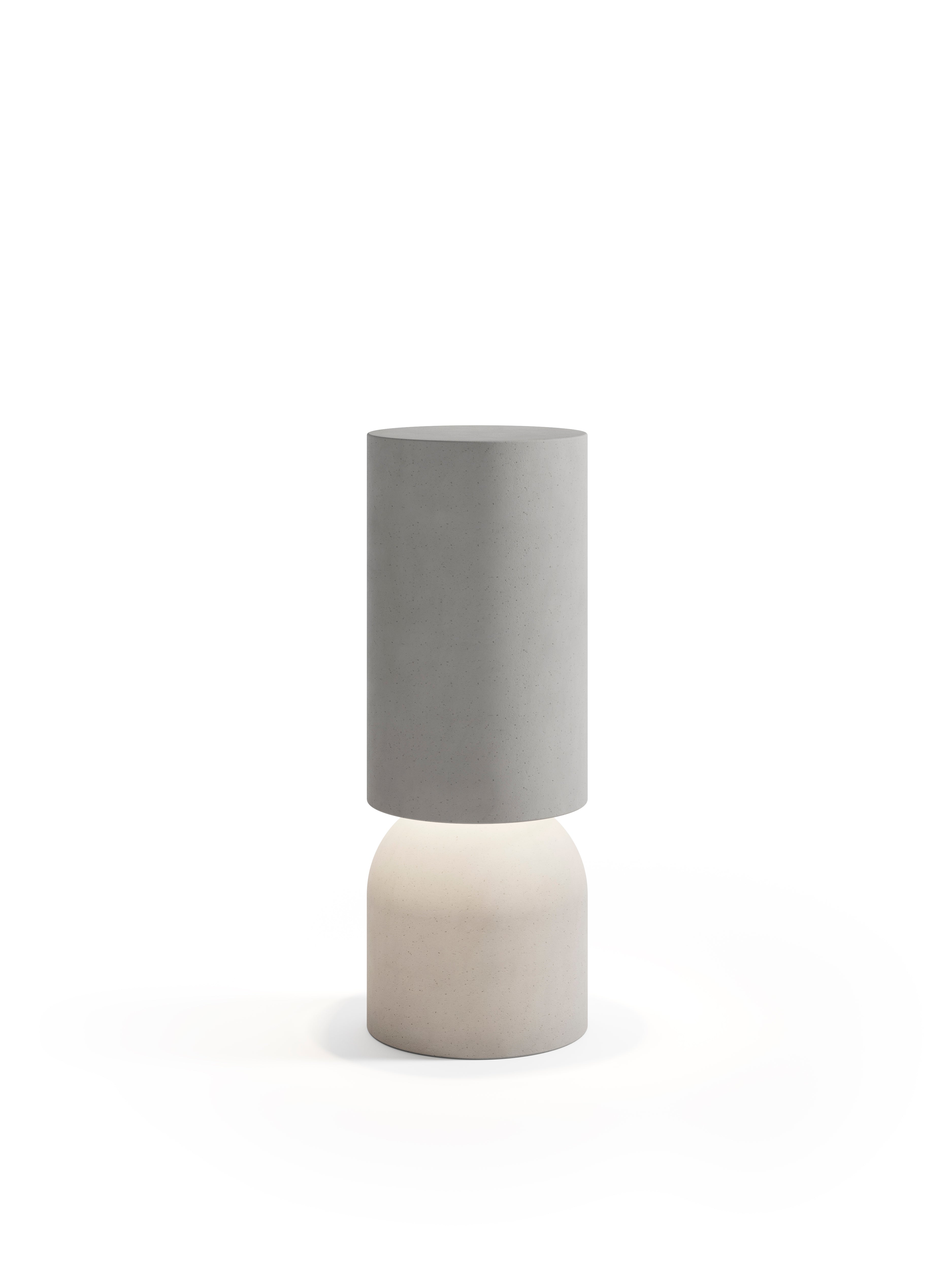 NUI Gray Outdoor Floor Lamp