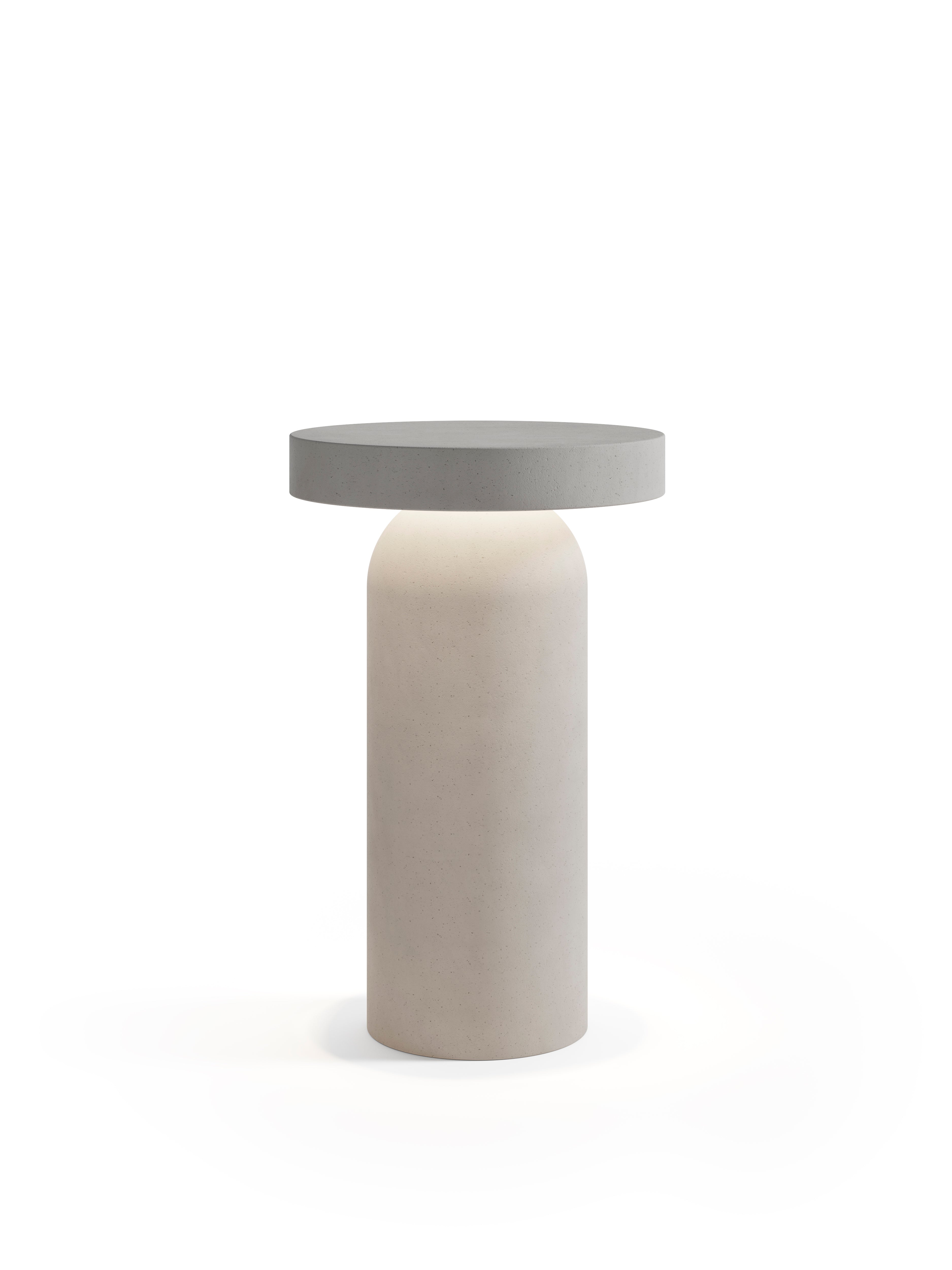 NUI Gray Outdoor Floor Lamp