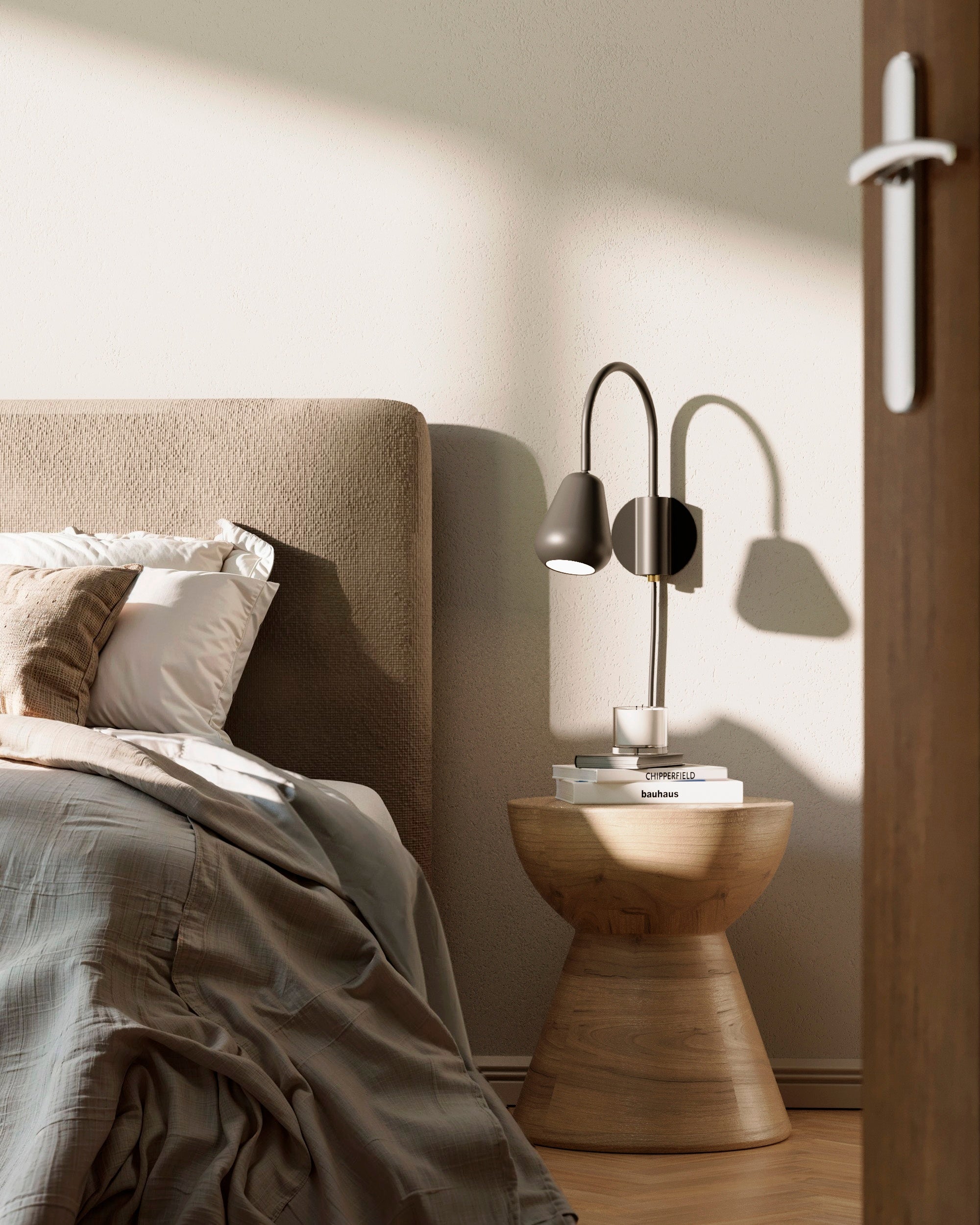 Nastavitelná nástěnná lampa ANOLI černá