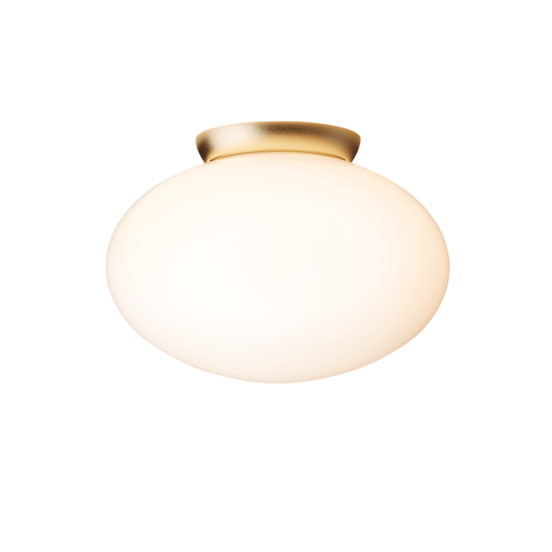 Lampa sufitowa RIZZATTO 301 mosiężny z opalowym szkłem – Nuura