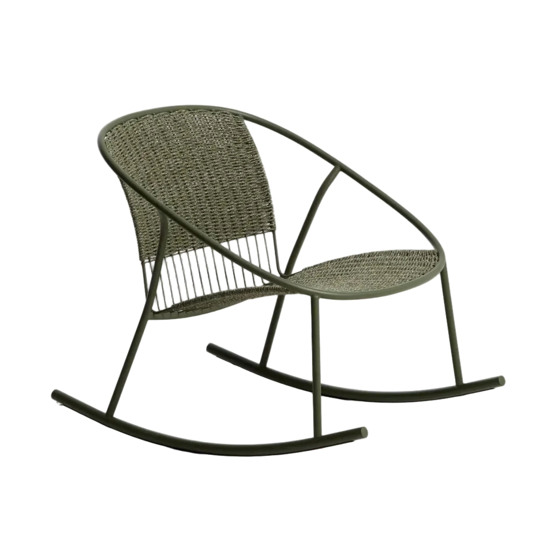 ATRANI Green Rocking Garden Chair