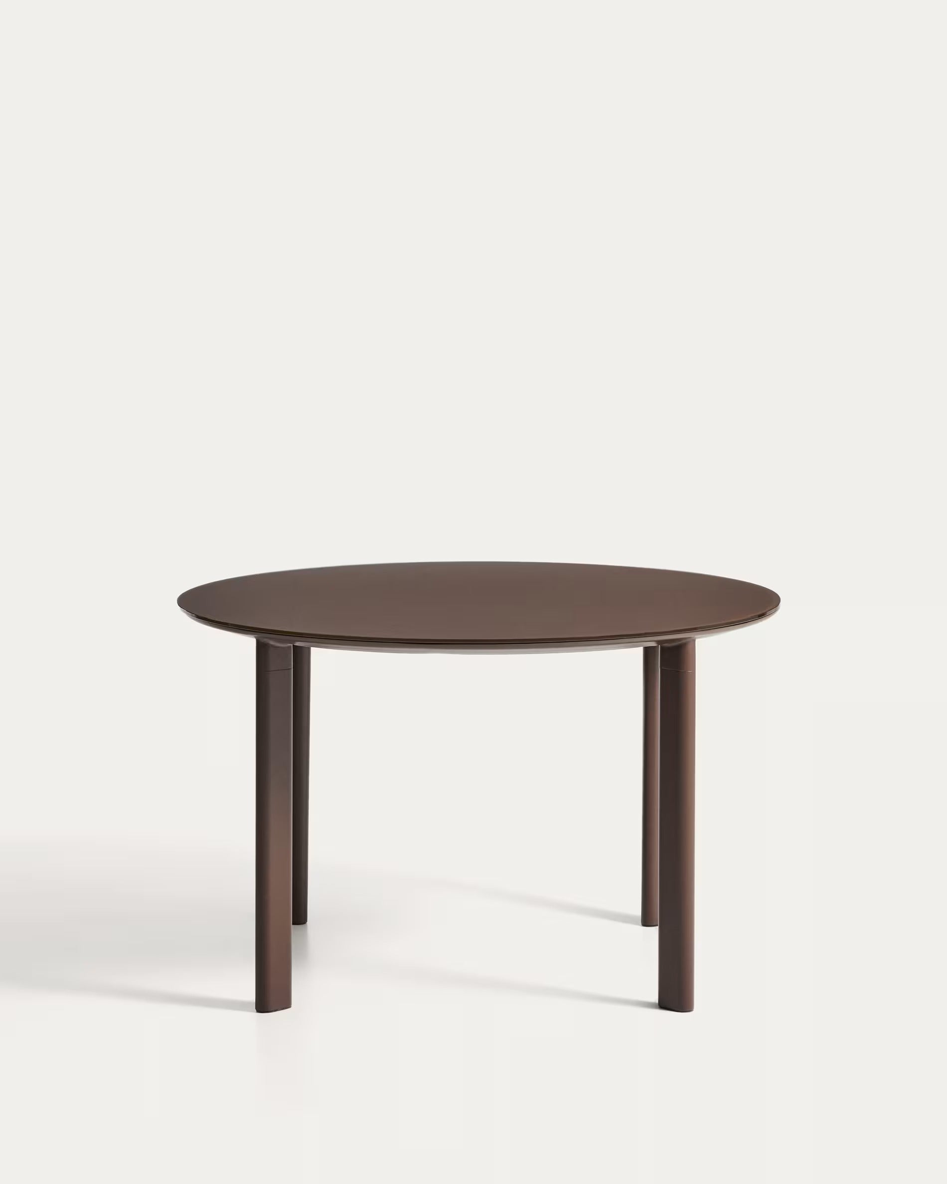 ERICE Brown Round Garden Table