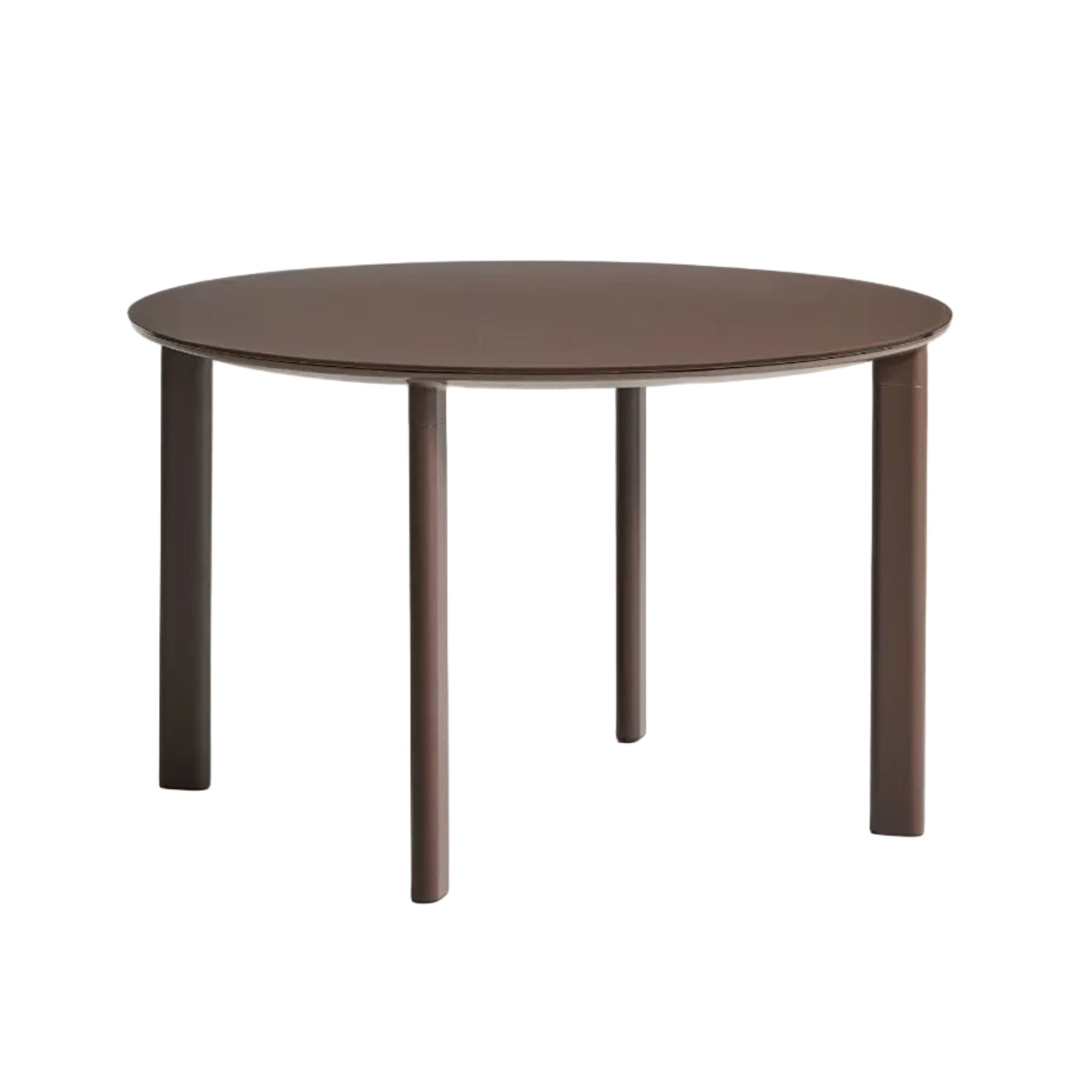 ERICE Brown Round Garden Table