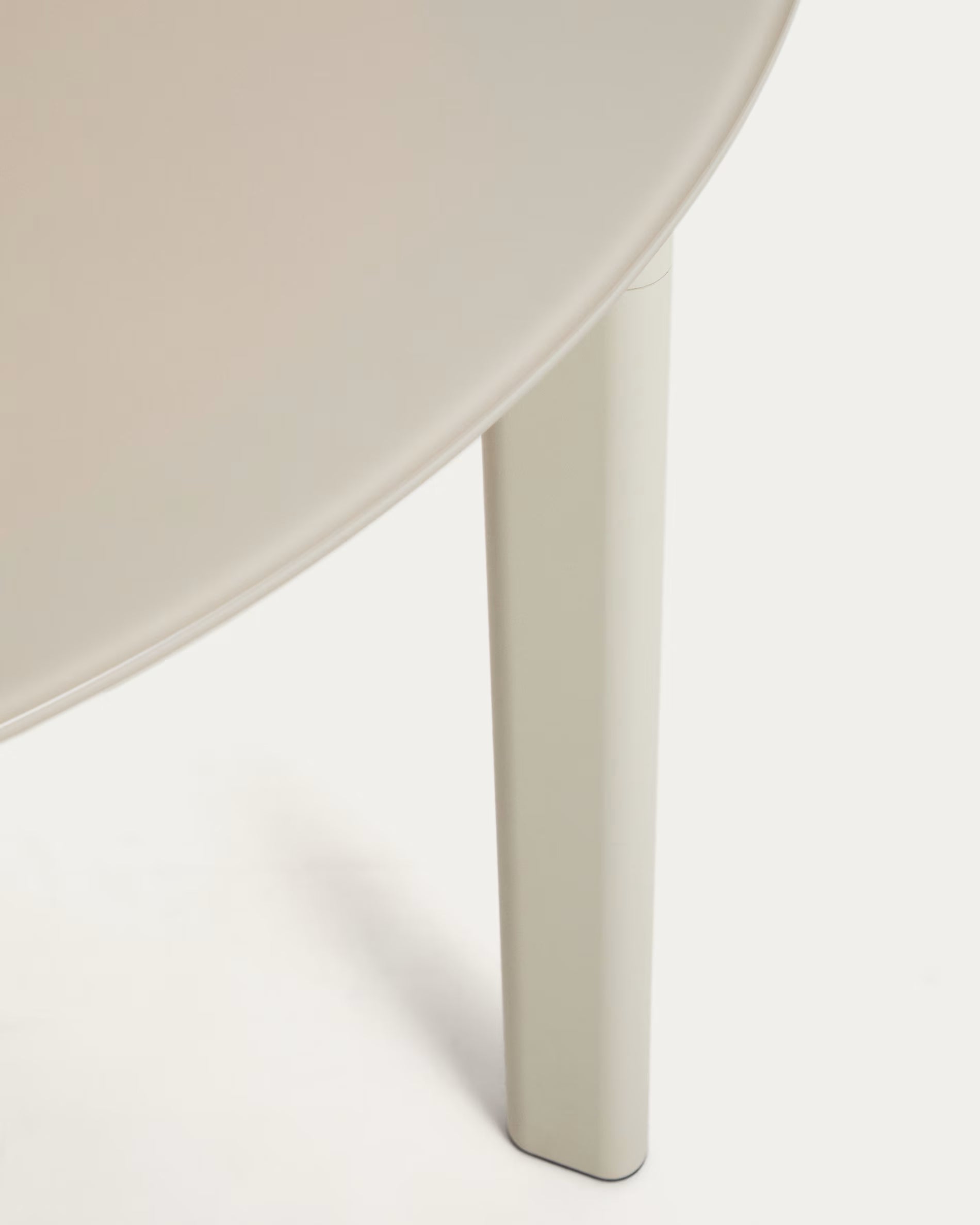 Kulatý zahradní stůl ERICE ecru