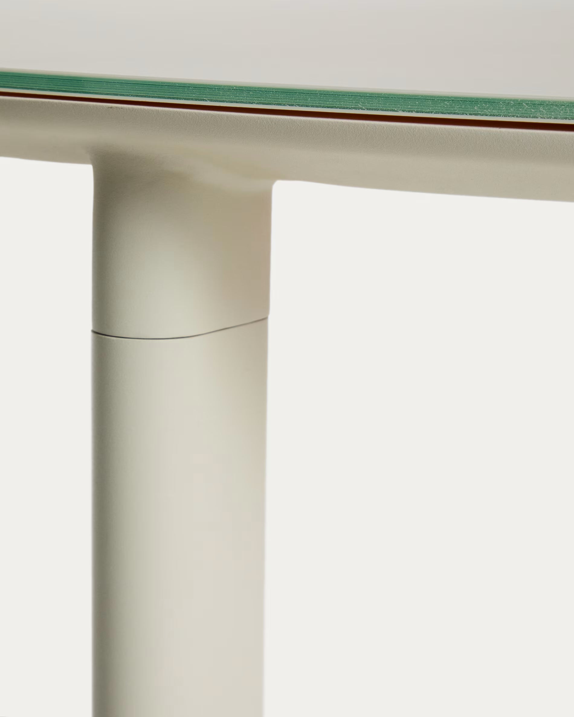 Kulatý zahradní stůl ERICE ecru