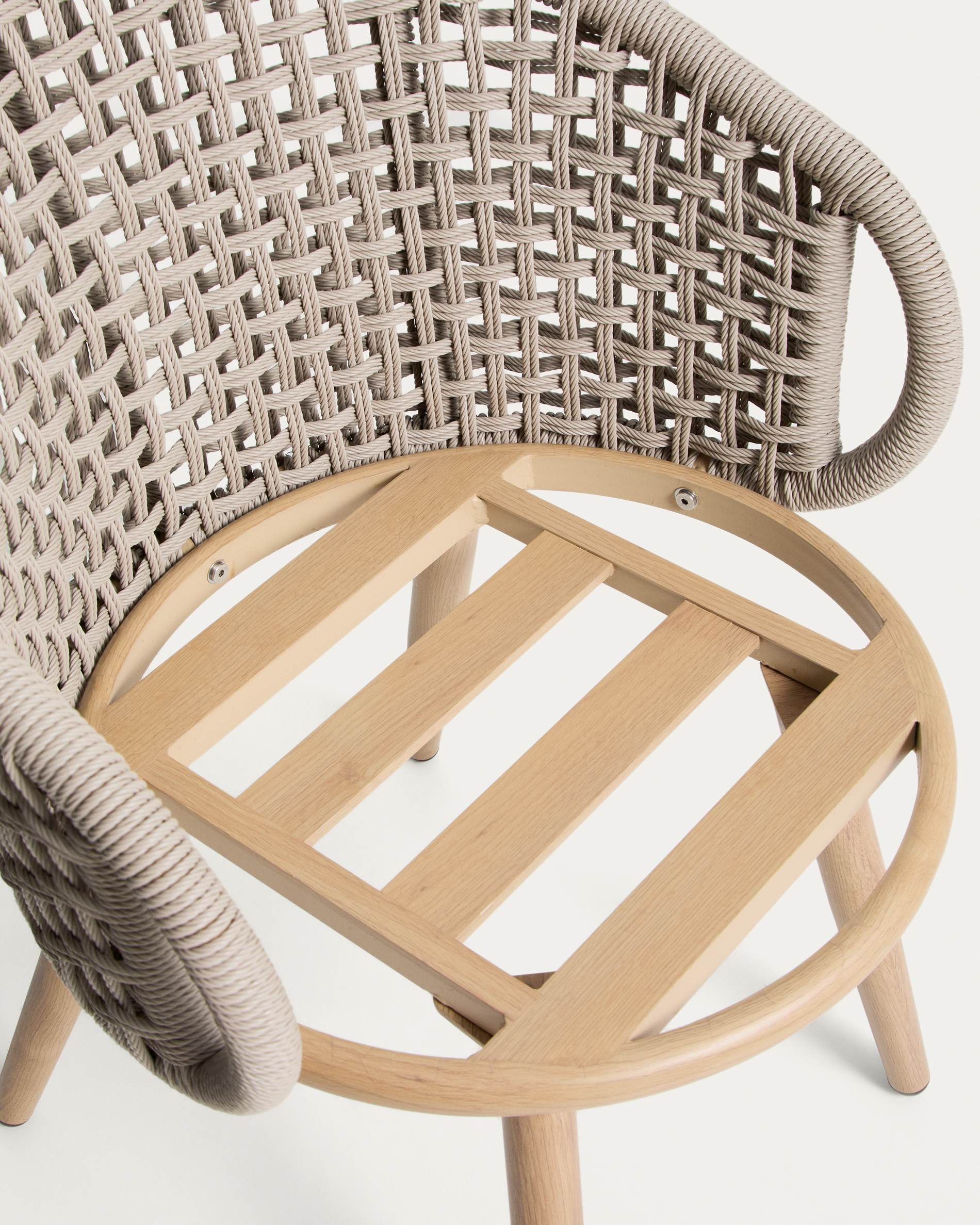 LIDARIO taupe garden chair