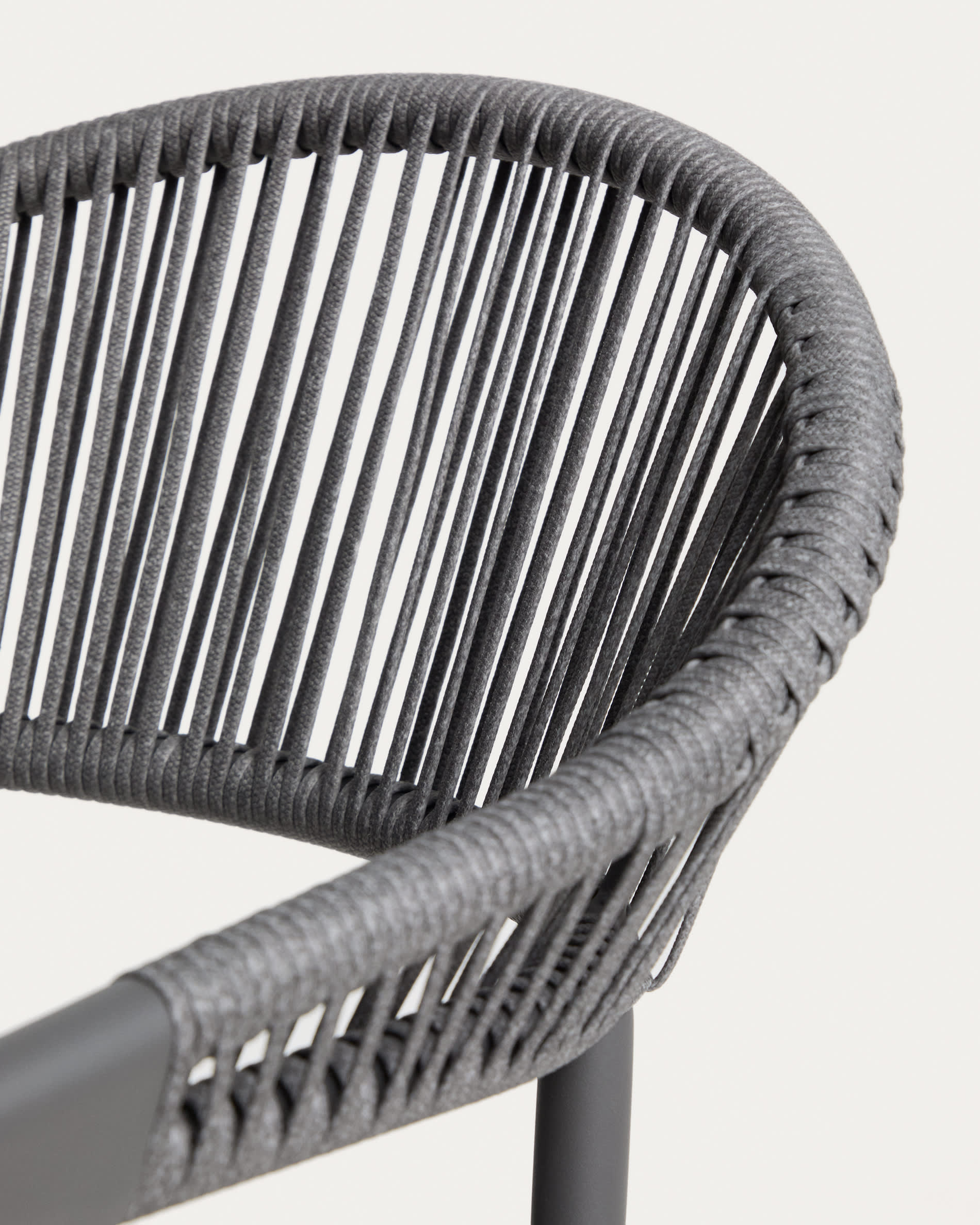 Zahradní židle ALIMIA grafitová