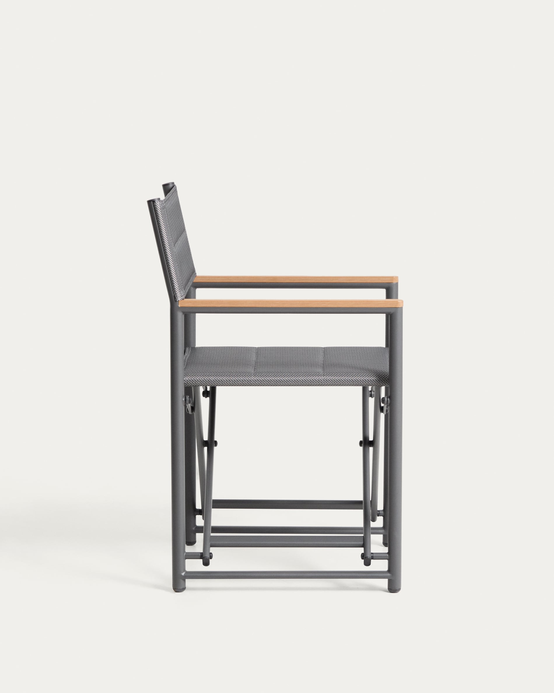 TISNO Folding Garden Chair in Graphite