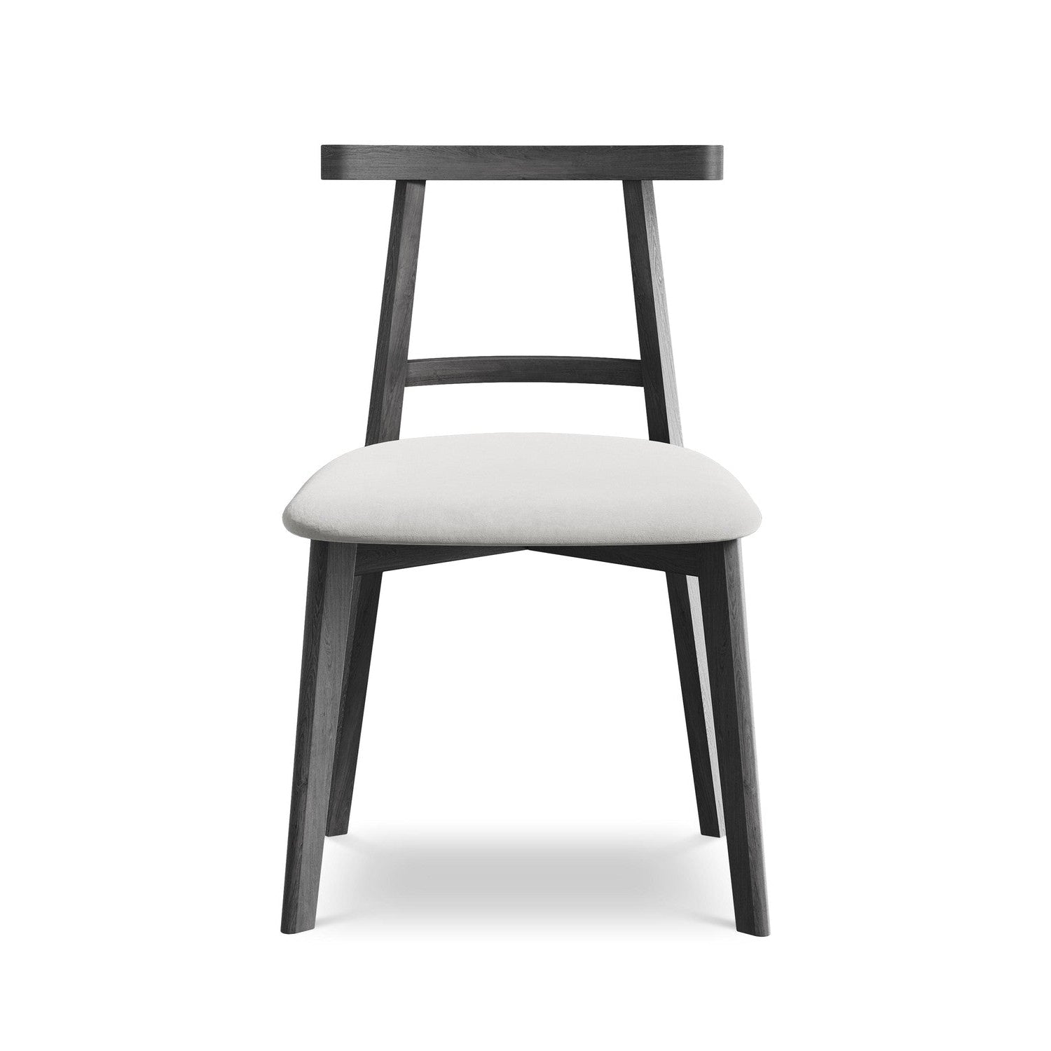 Velvet Chair OHELO Silver with Black Beech Base