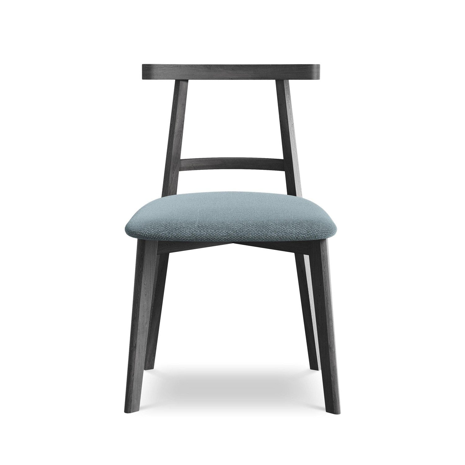 OHELO Chair in Denim Blue Boucle with Black Beech Base