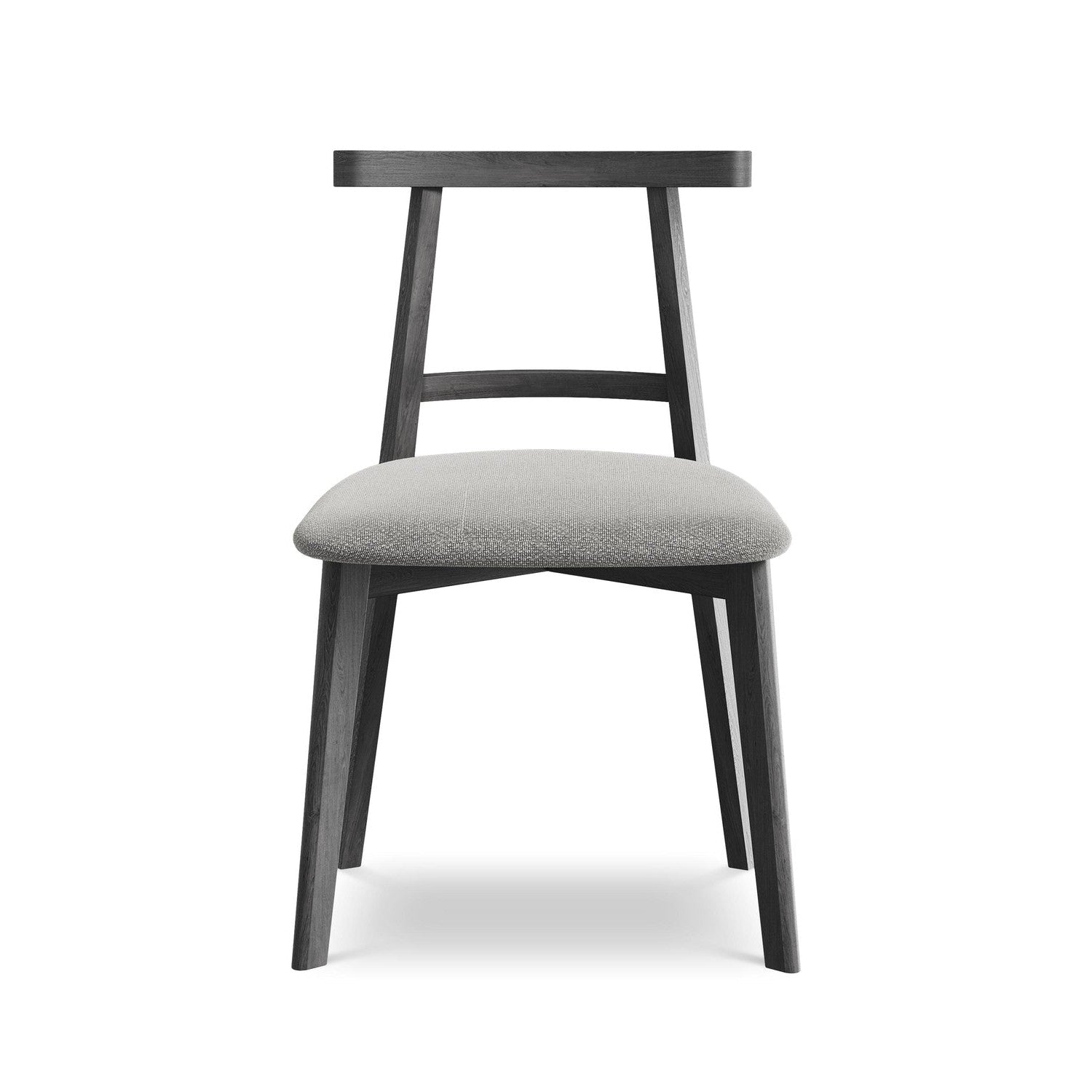 OHELO Chair in Light Gray Boucle with Black Beech Base