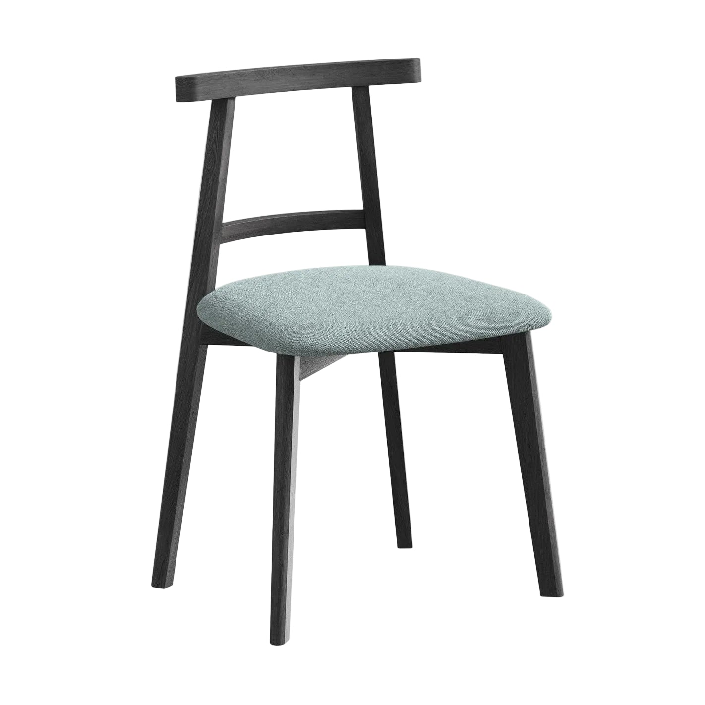 OHELO Chair in Denim Blue with Black Beech Base