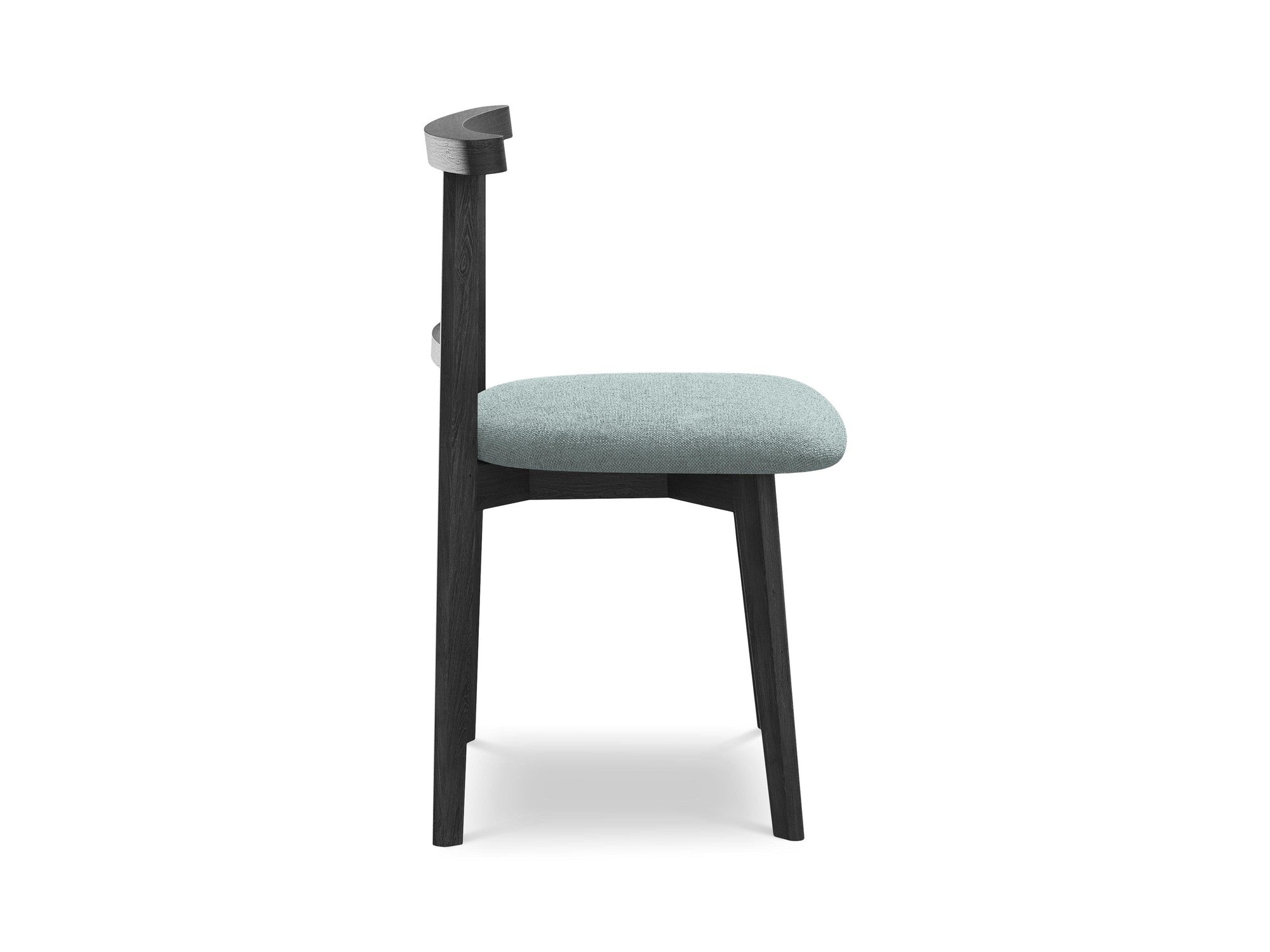 OHELO Chair in Denim Blue with Black Beech Base