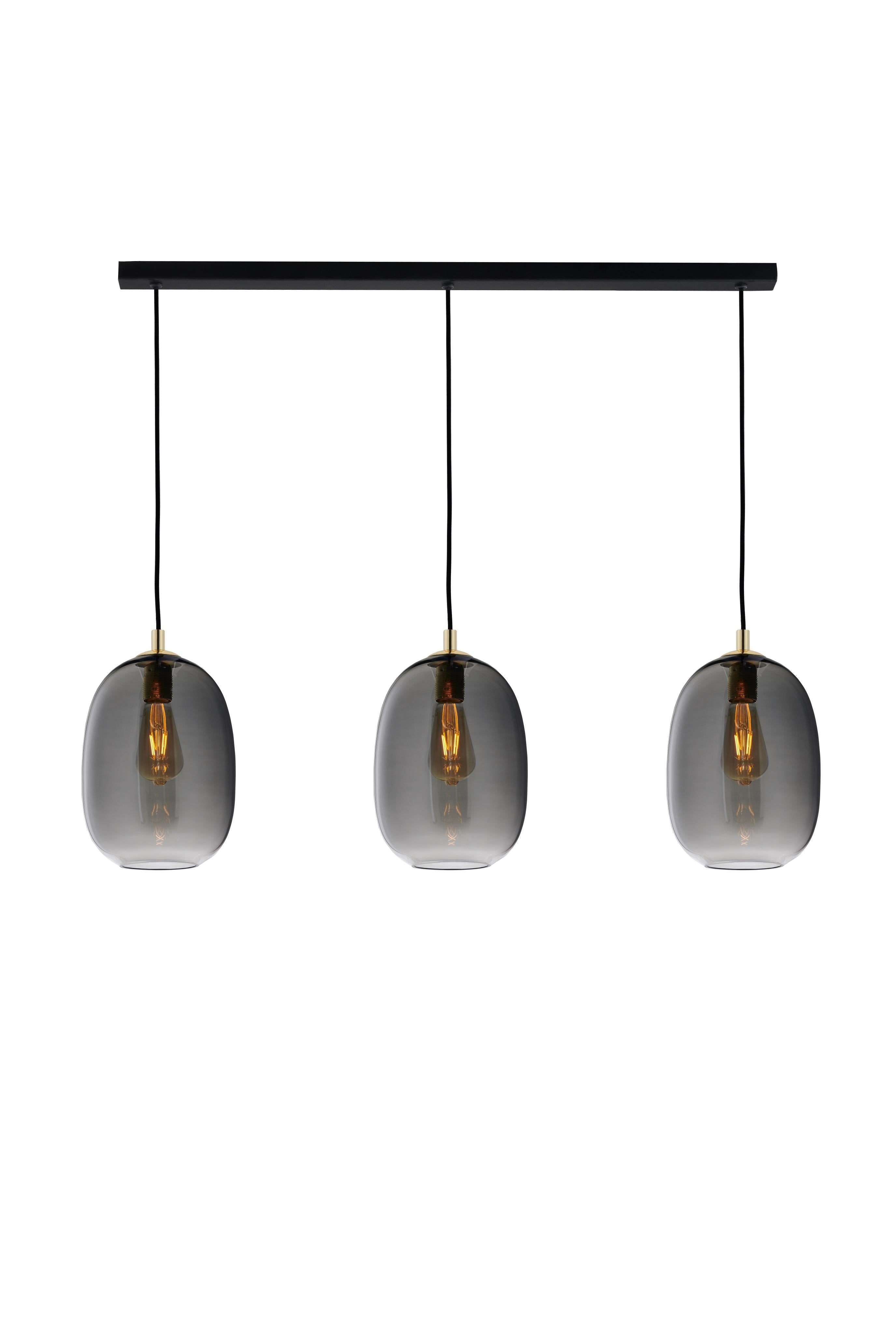 ONYX 3 Graphite Pendant Lamp on Rail