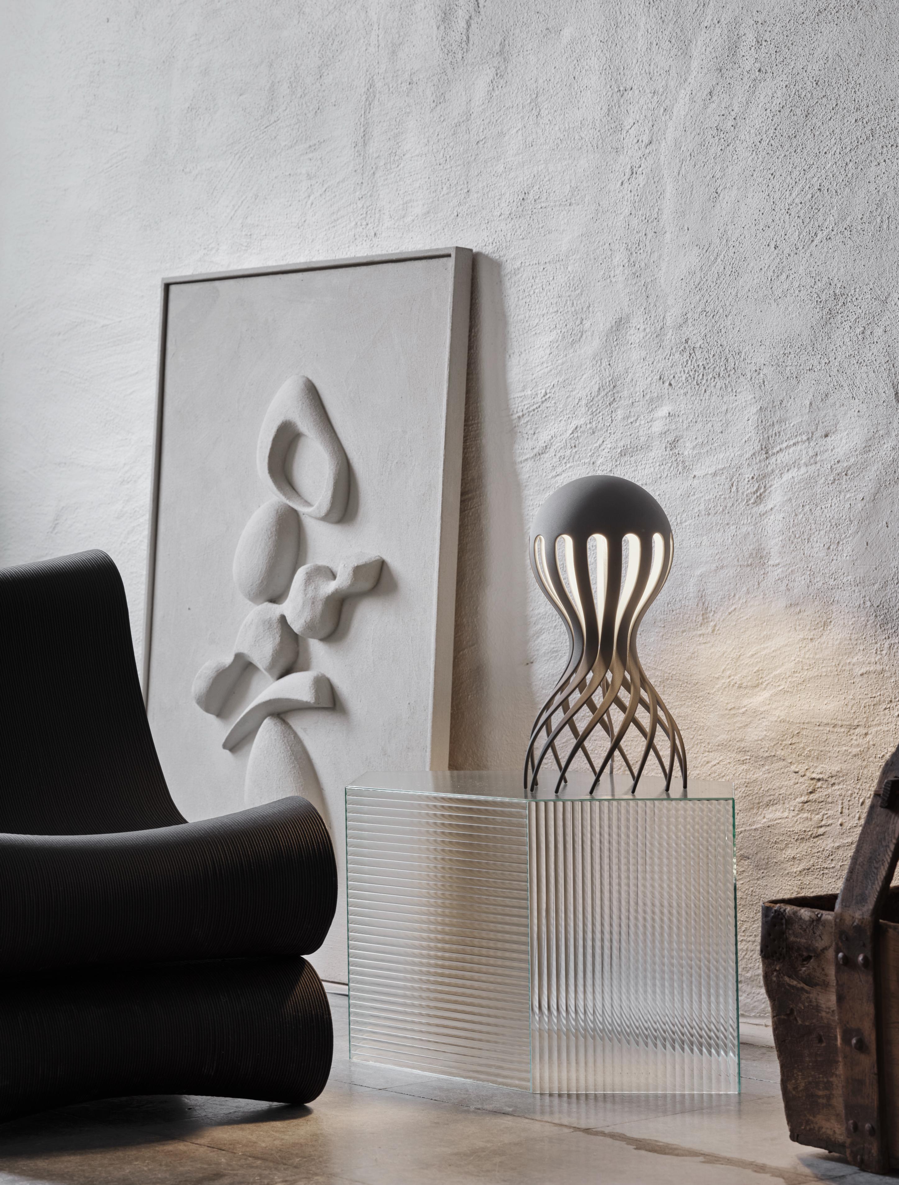 Stolní lampa CIRRATA šedá