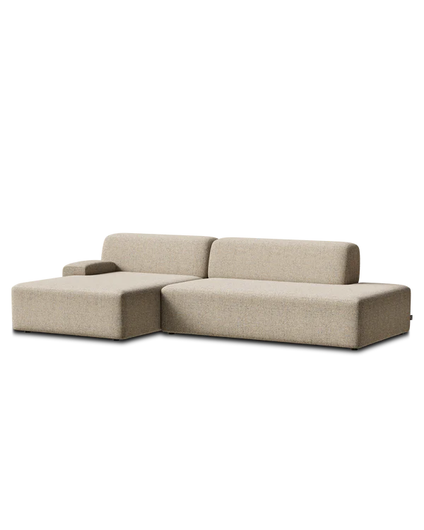 Modulární pohovka UMI - levostranný chaise longue béžový
