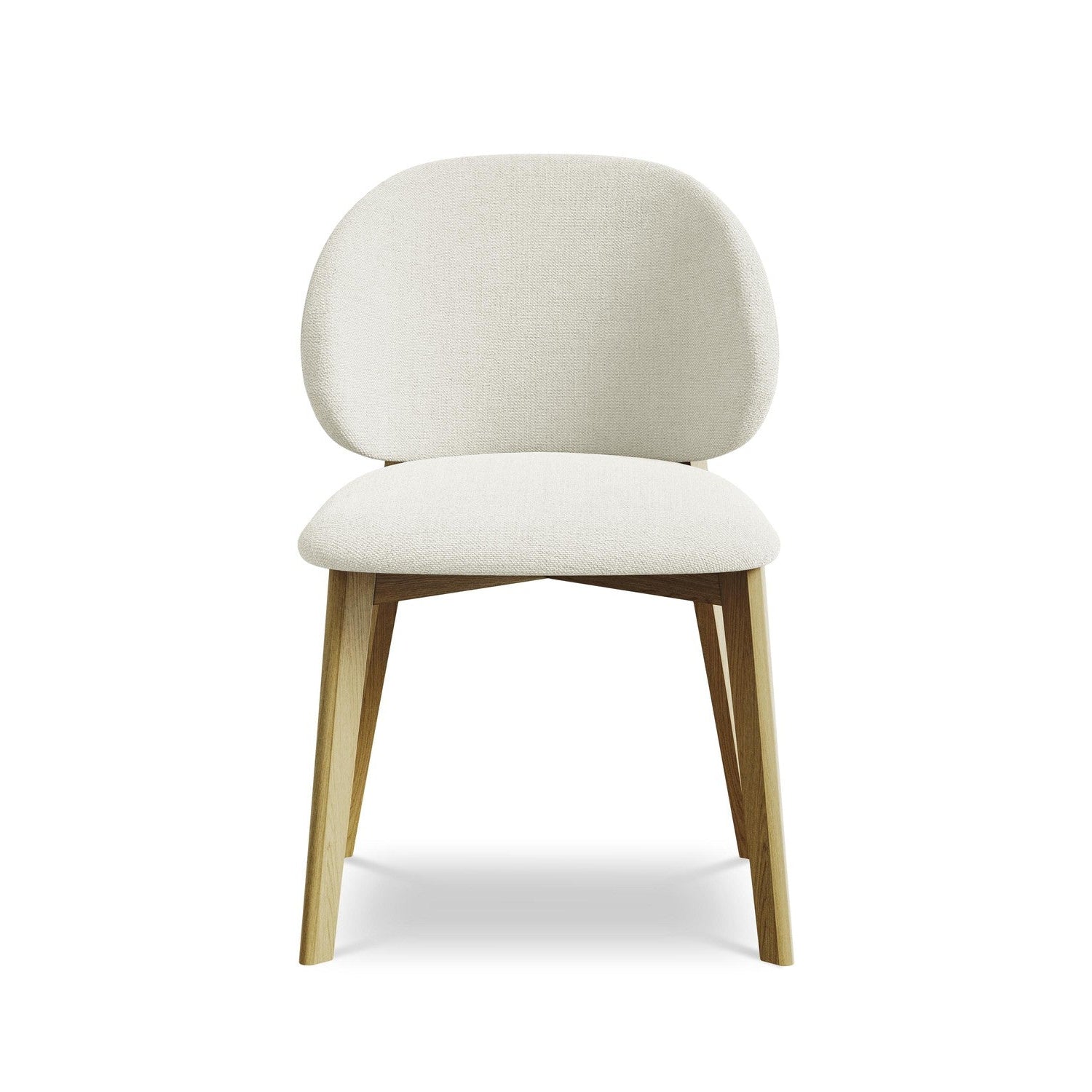 PAHOA Chair in Beige with Beech Base