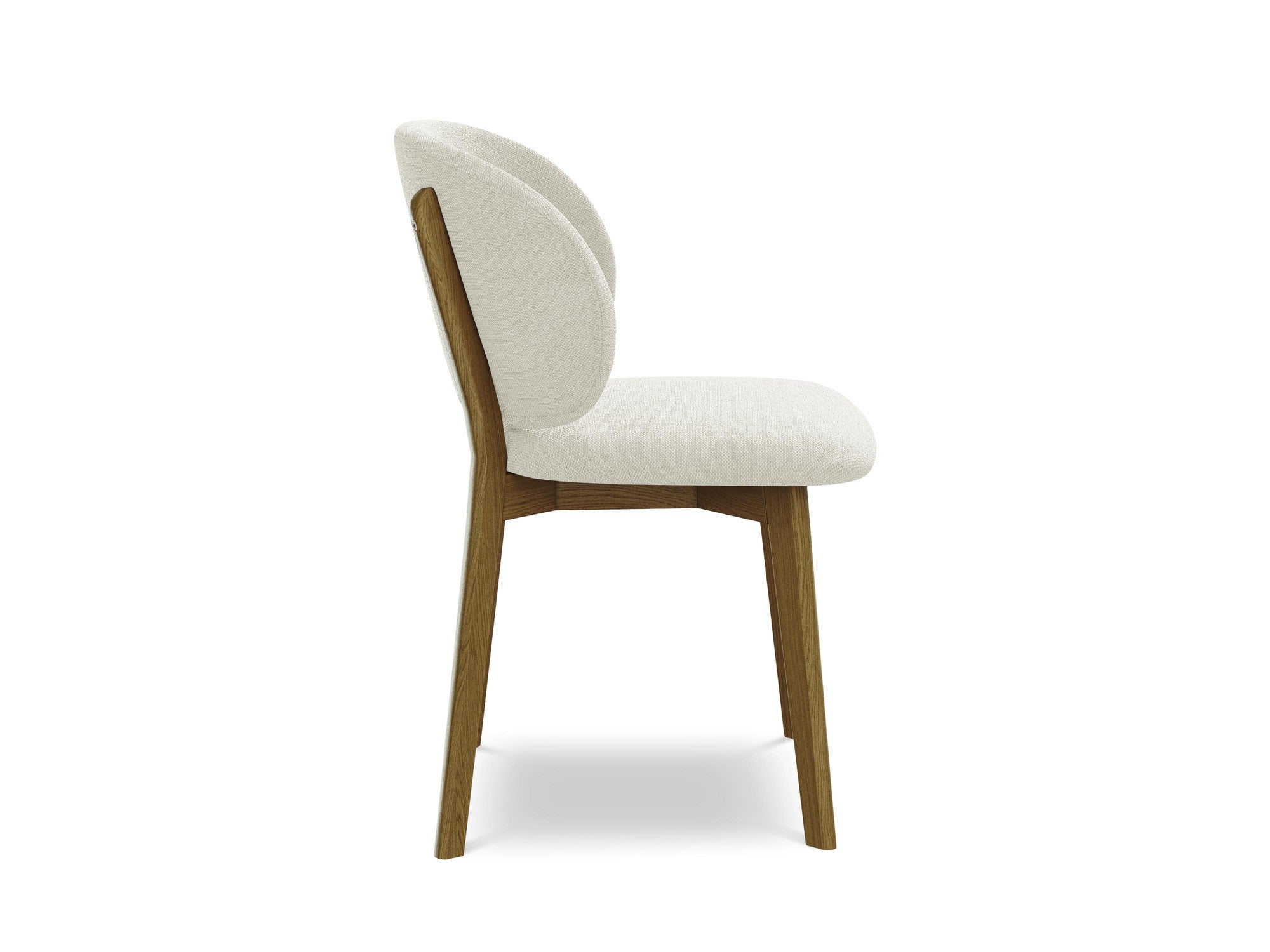 PAHOA Chair in Beige with Beech Base