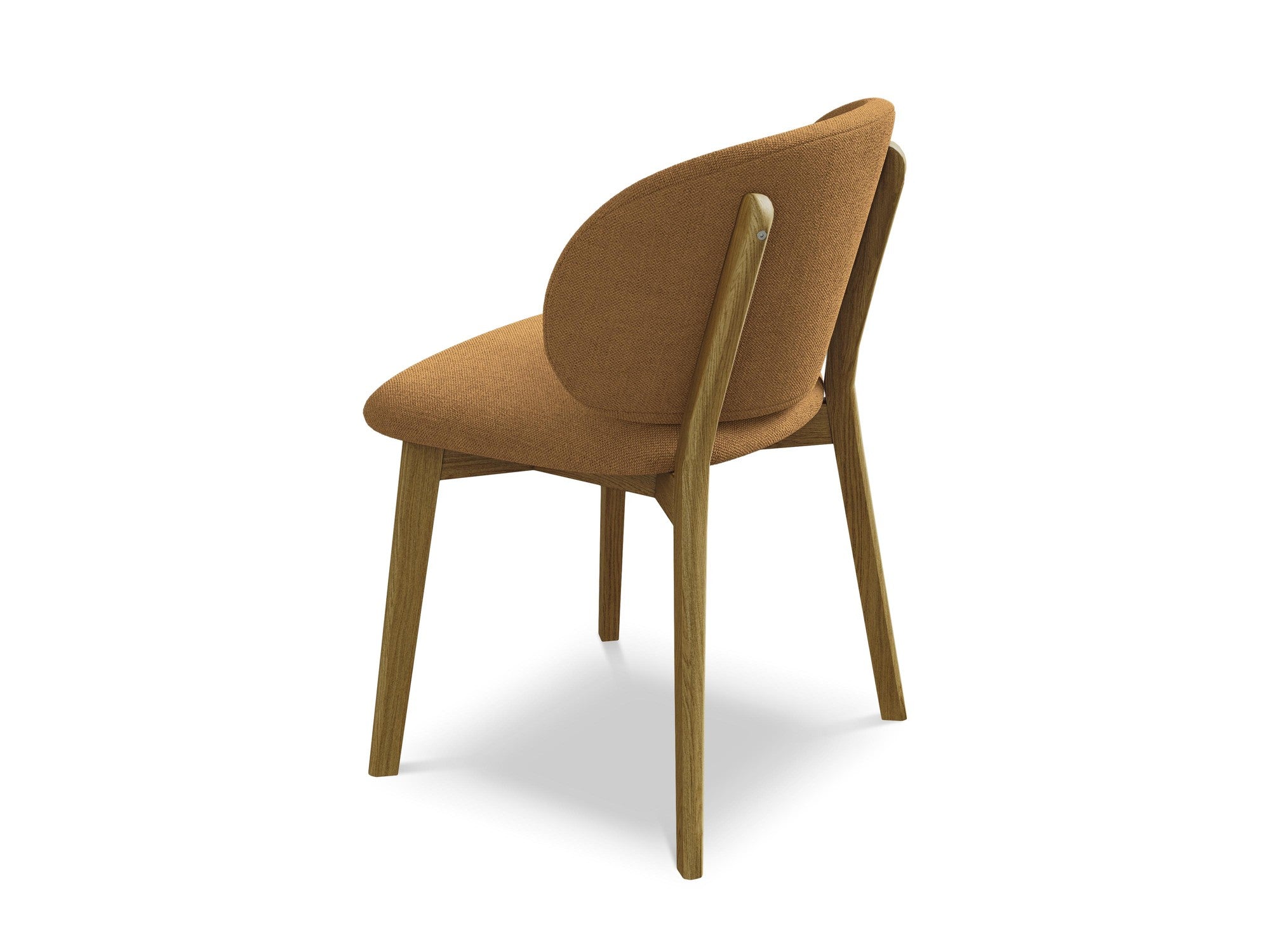 PAHOA Chair in Terracotta with Beech Base