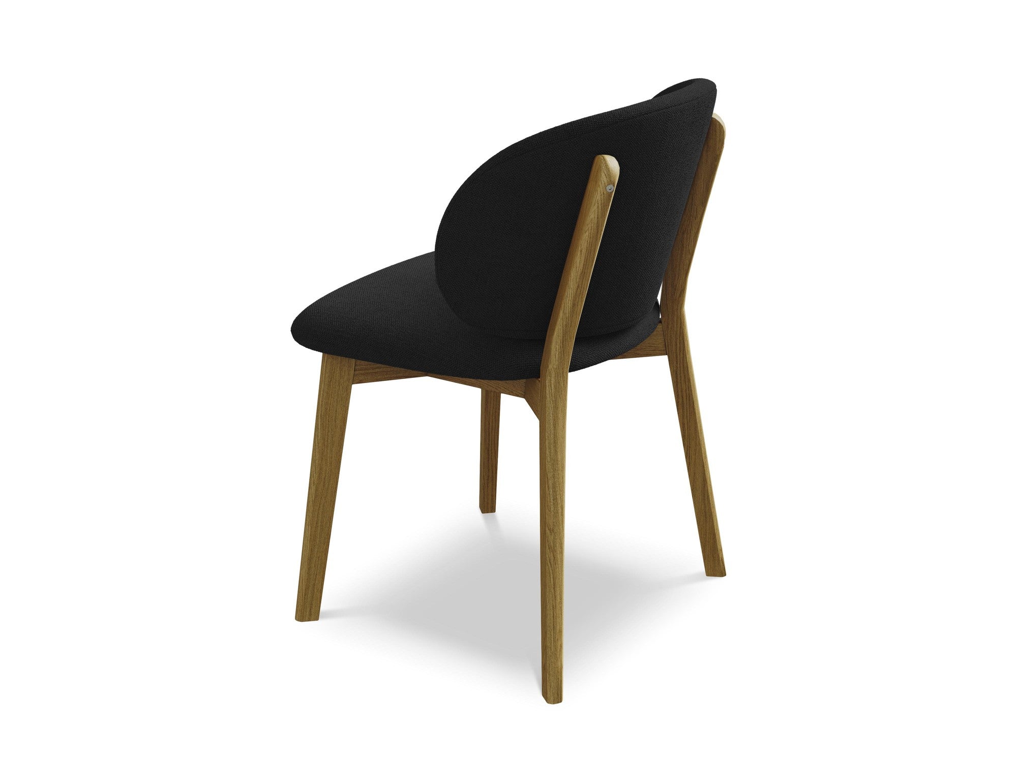 PAHOA Chair in Black with Beech Base