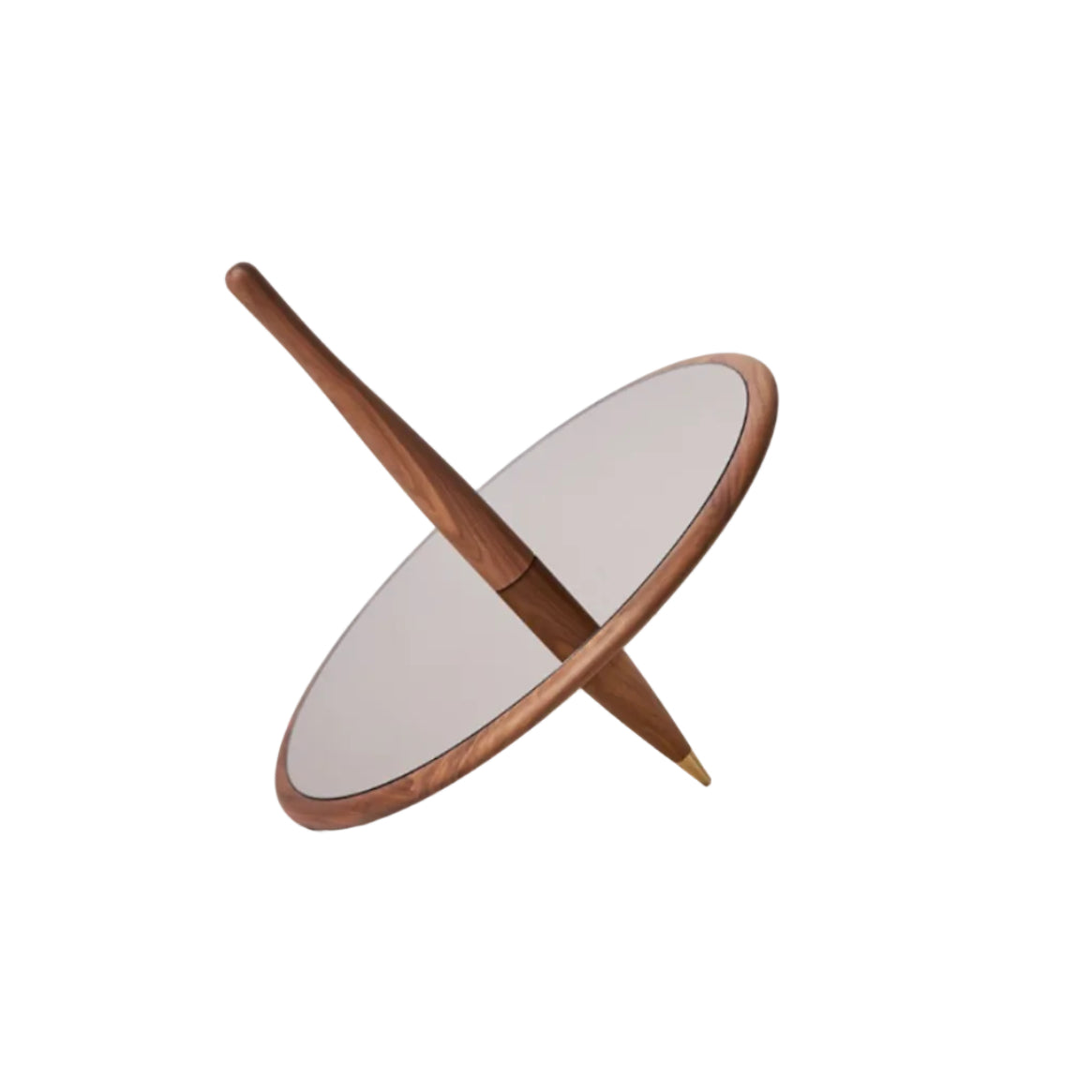 Decorative Mirror PEONZA Walnut Wood