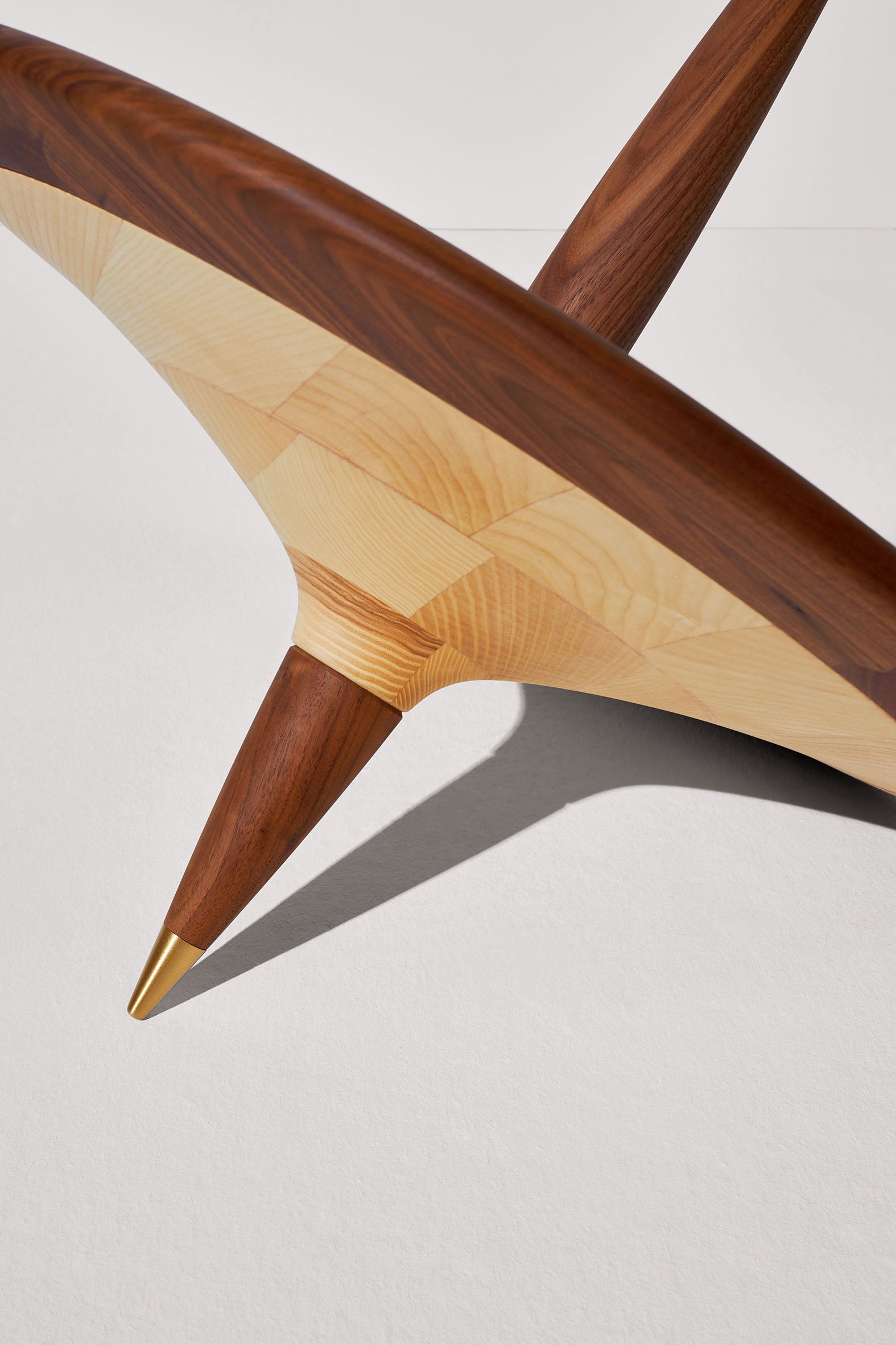 Decorative Mirror PEONZA Walnut Wood