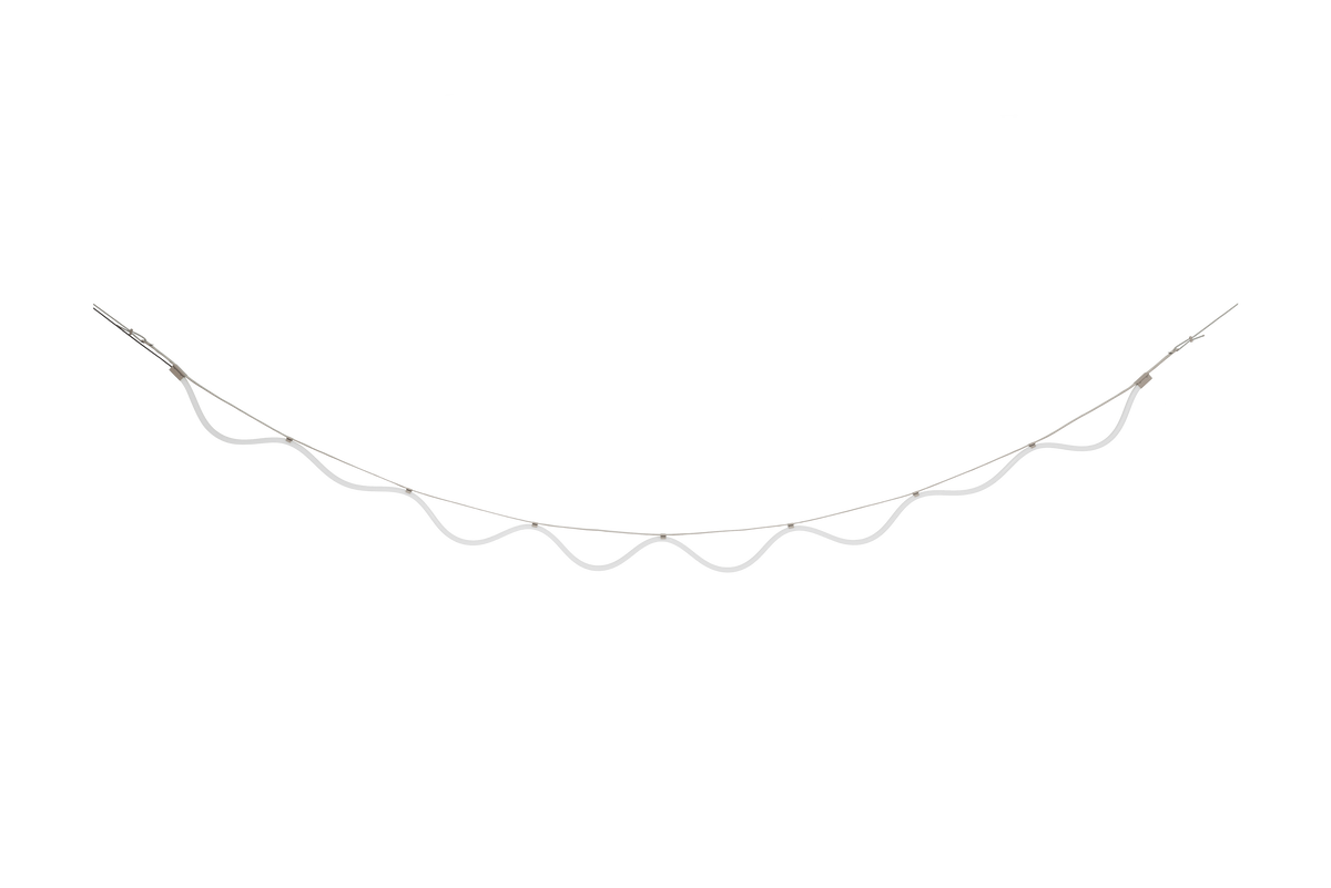 Lampa visící SPLINE béžová s modrou