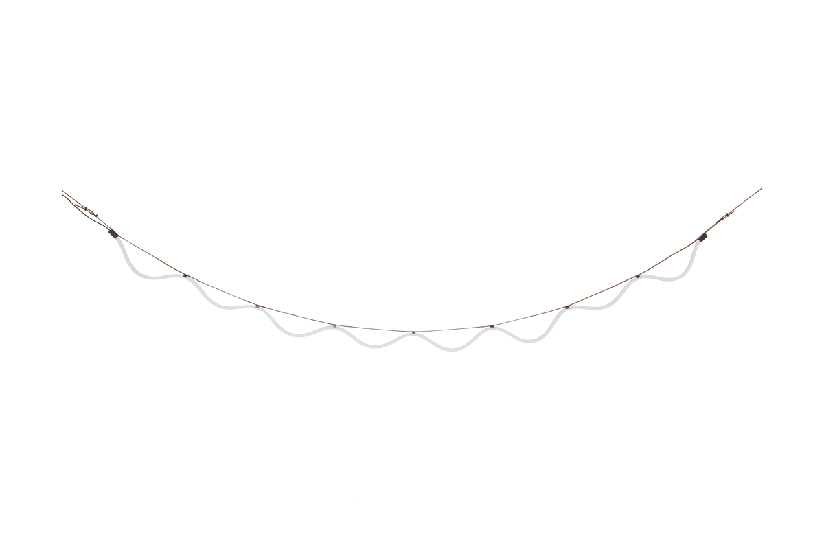 Lampa visící SPLINE hnědá s oranžovou